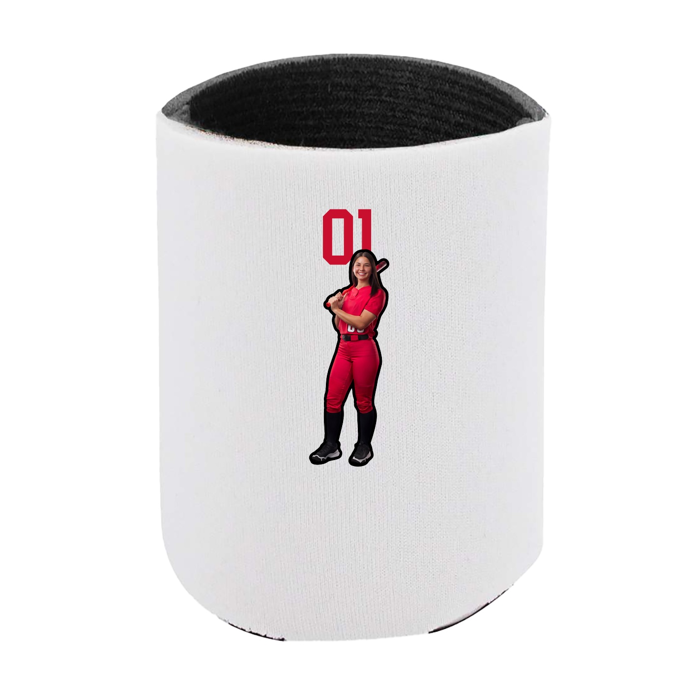 Can Holder — Number Top in White
