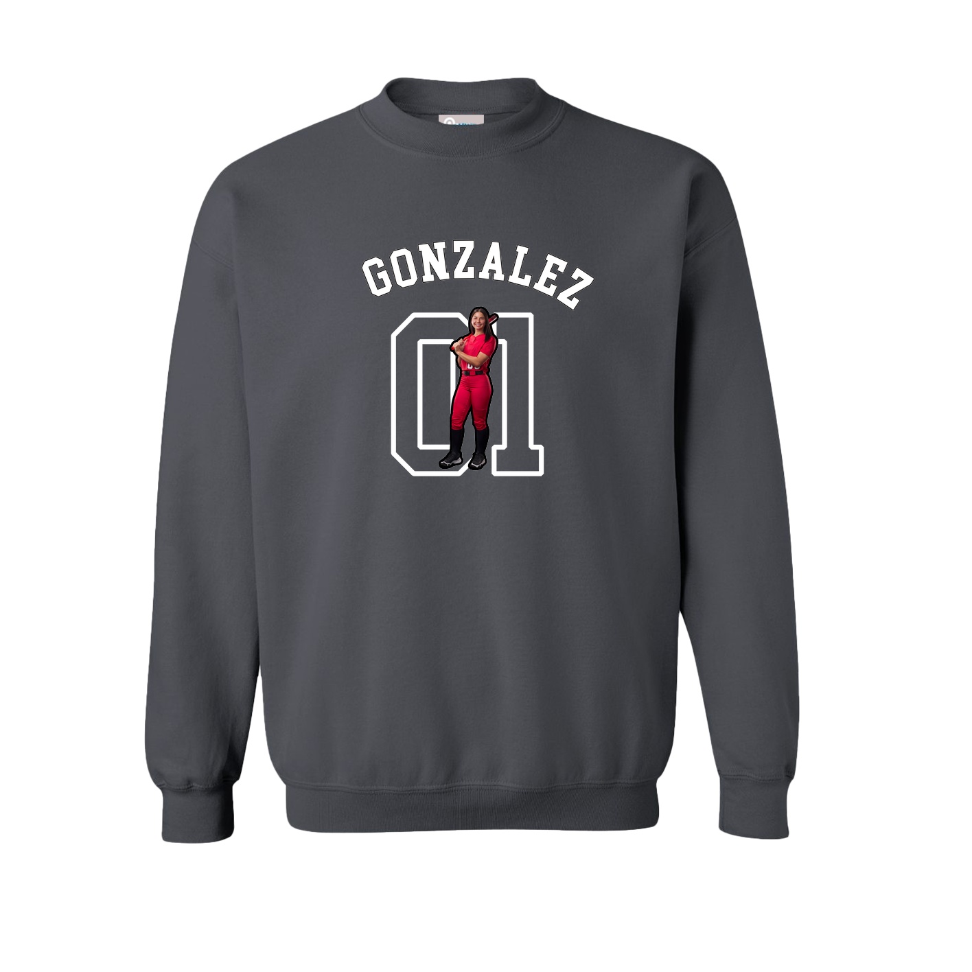 Fleece Crew — Shirsey Arch in Grey