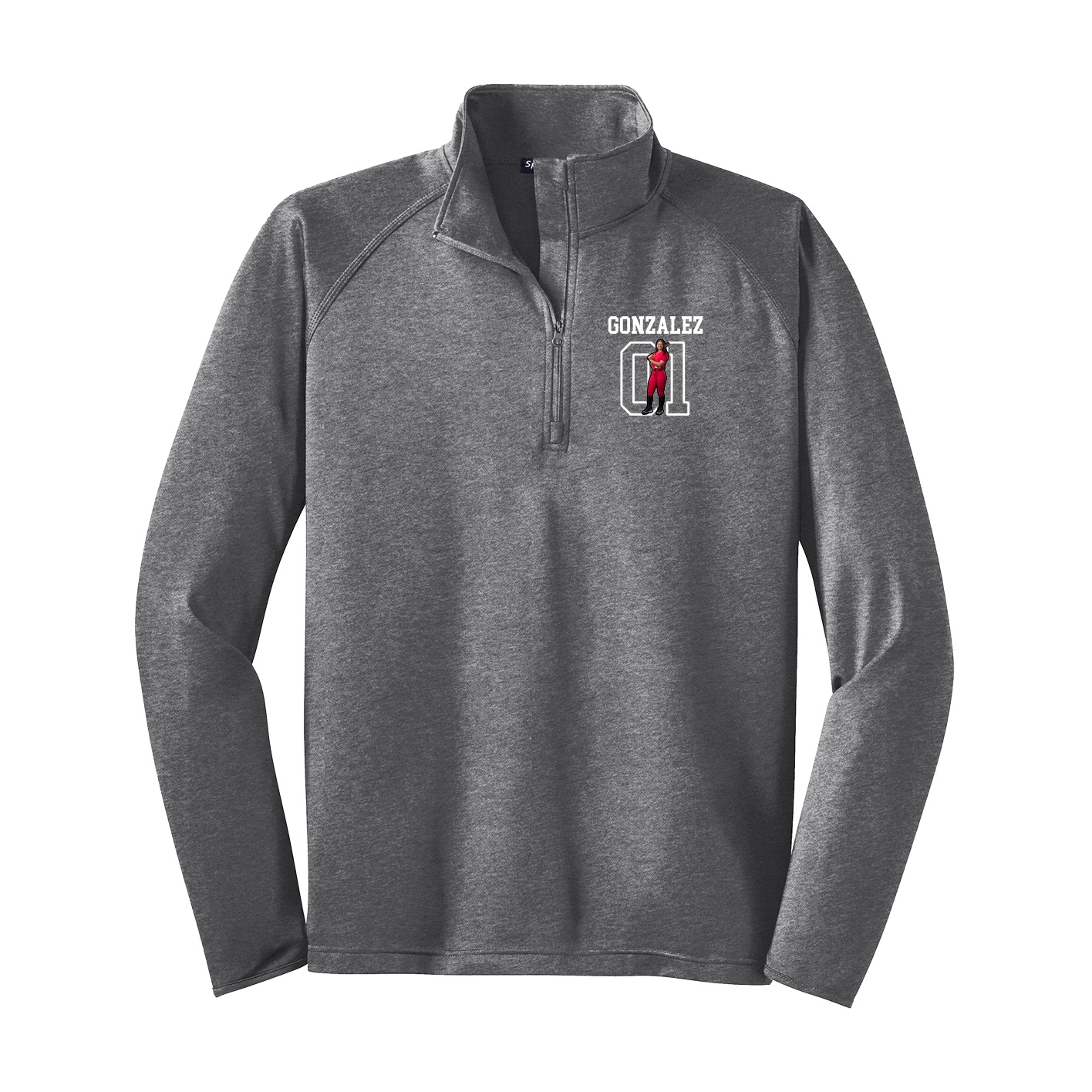 Q-Zip Pullover — Shirsey in Grey