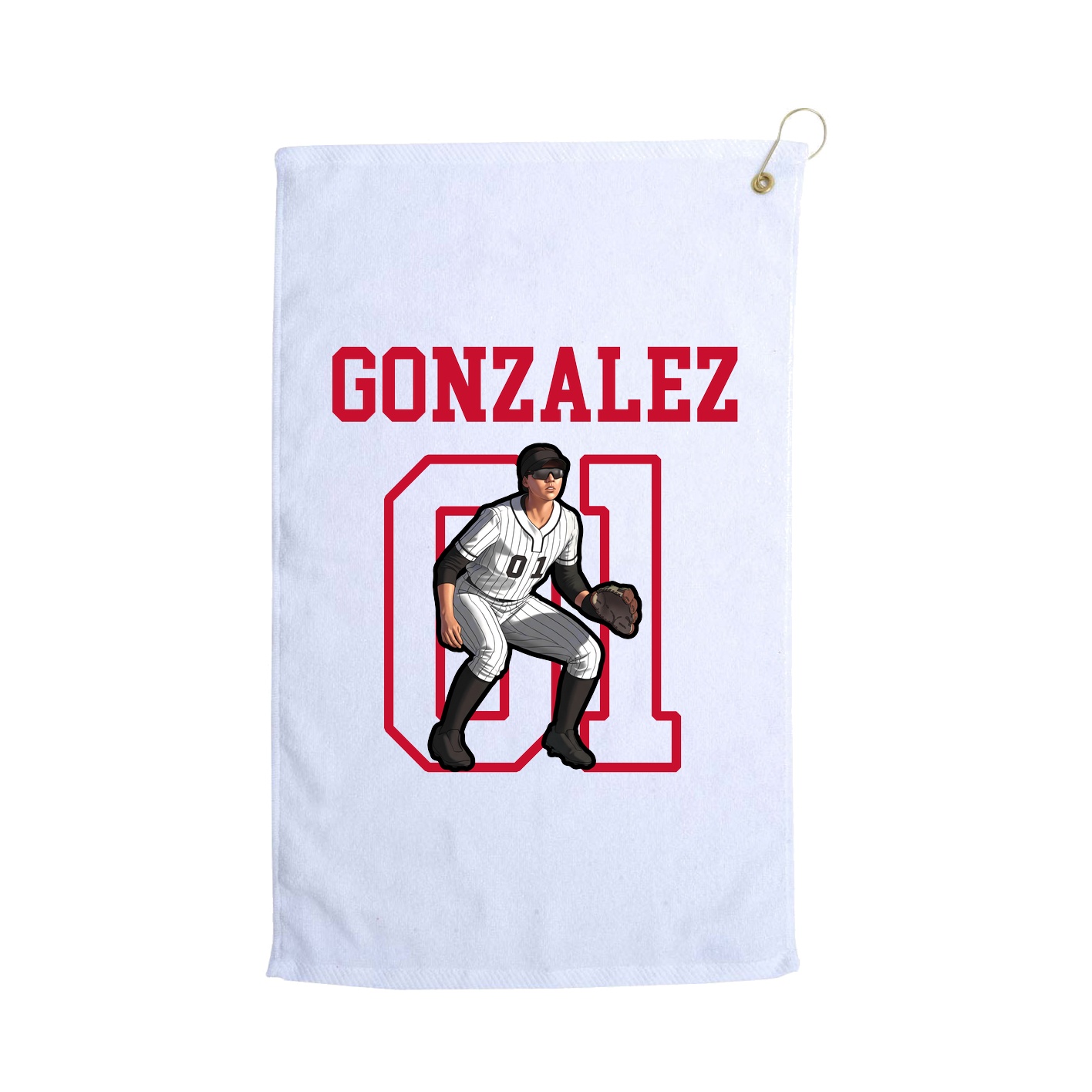 Golf Towel — Shirsey in White