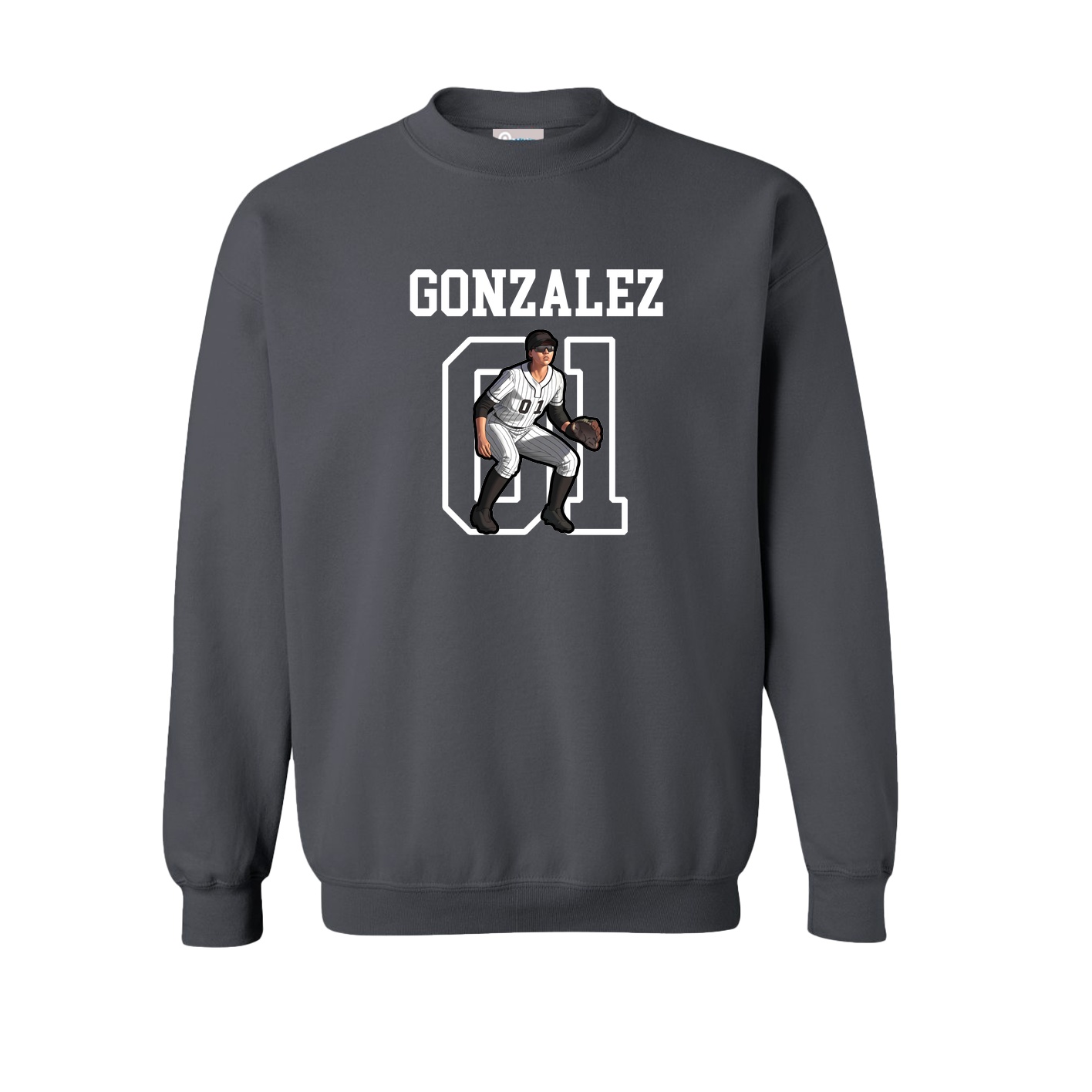 Fleece Crew — Shirsey in Grey