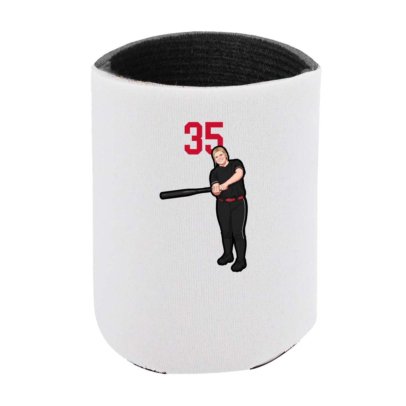 Can Holder — Number Top in White