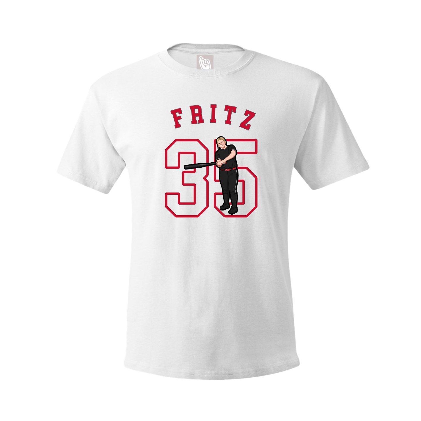 Youth Tee — Shirsey Arch in White