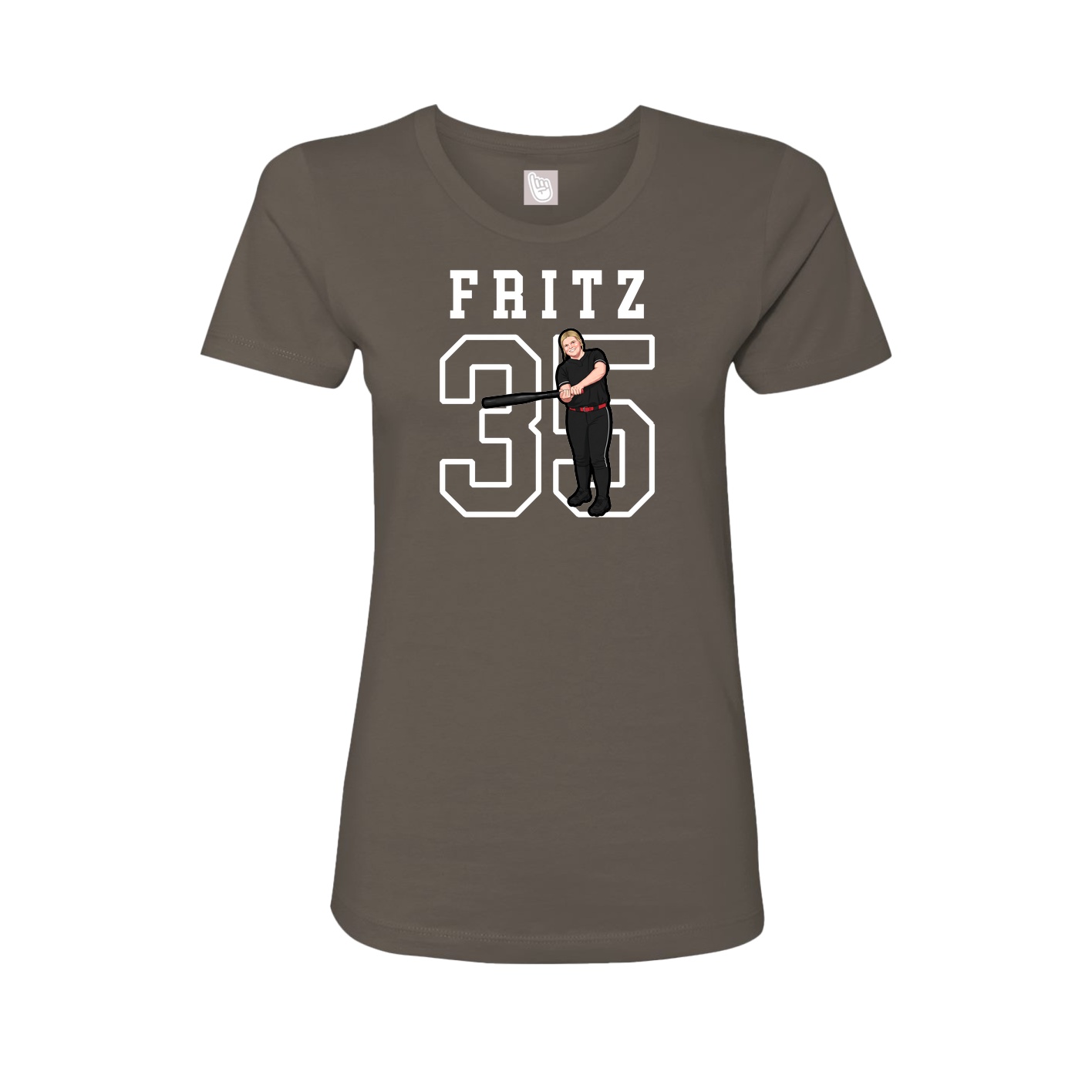 Fitted Women's Tee — Shirsey in Grey