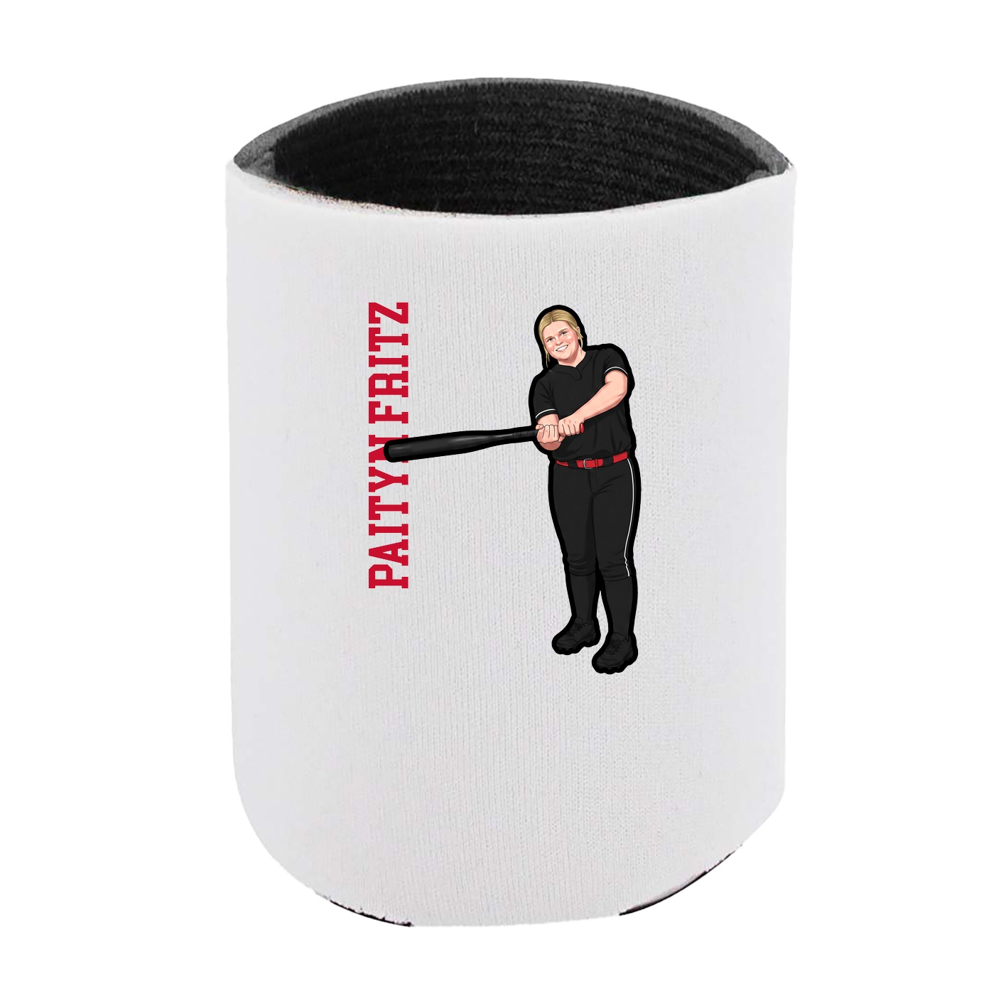 Can Holder — Name Vertical in White
