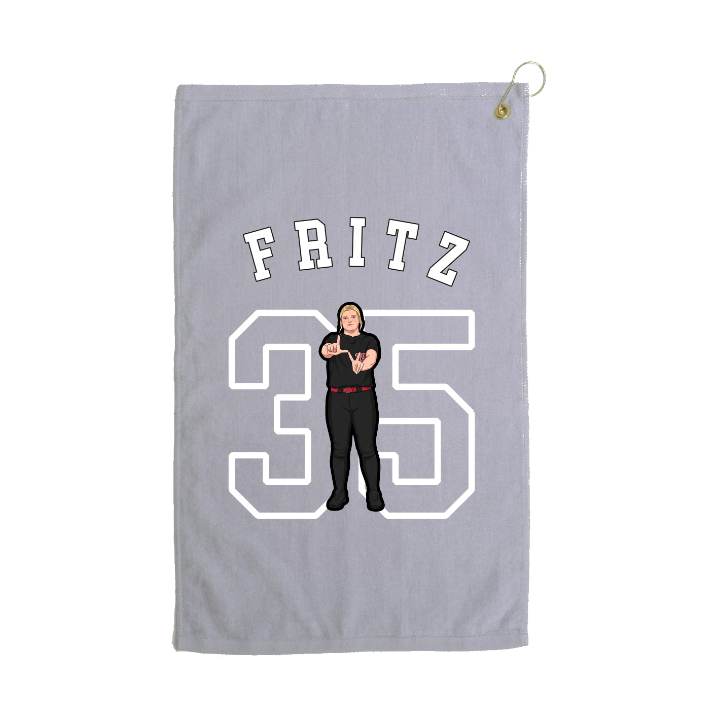 Golf Towel — Shirsey Arch in Grey