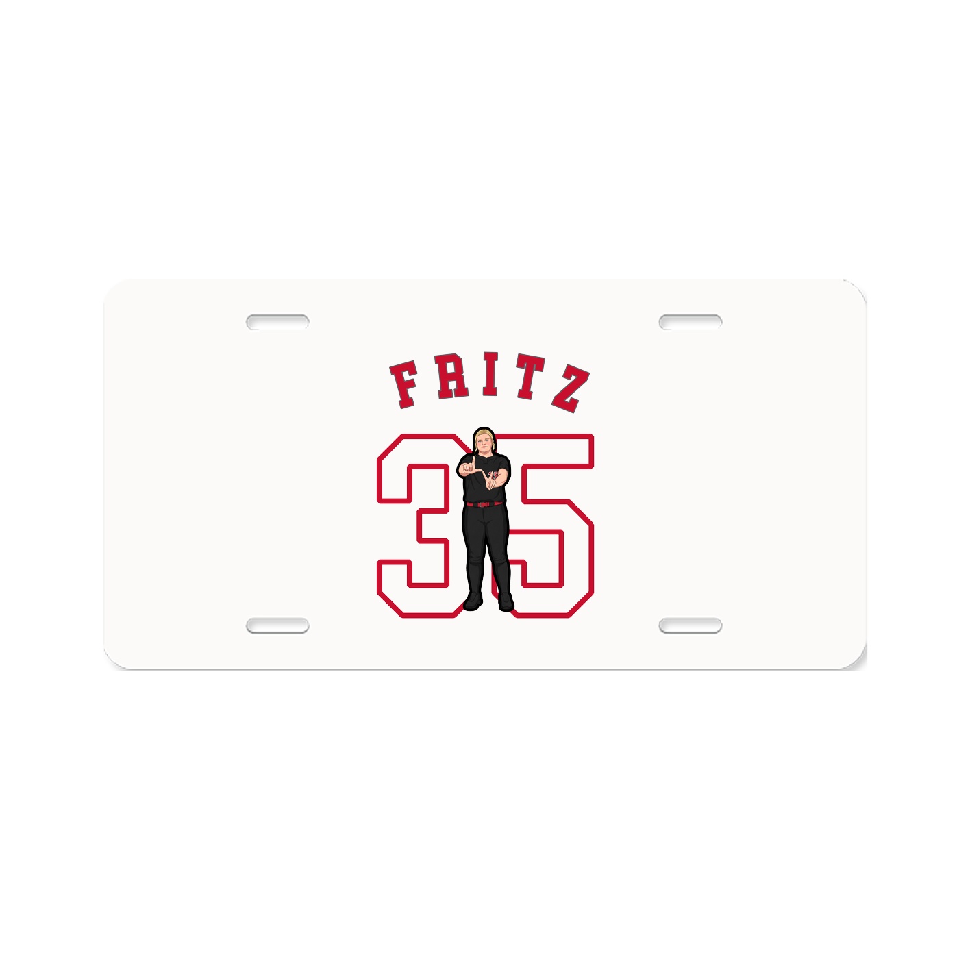 License Plate — Shirsey Arch in Classic