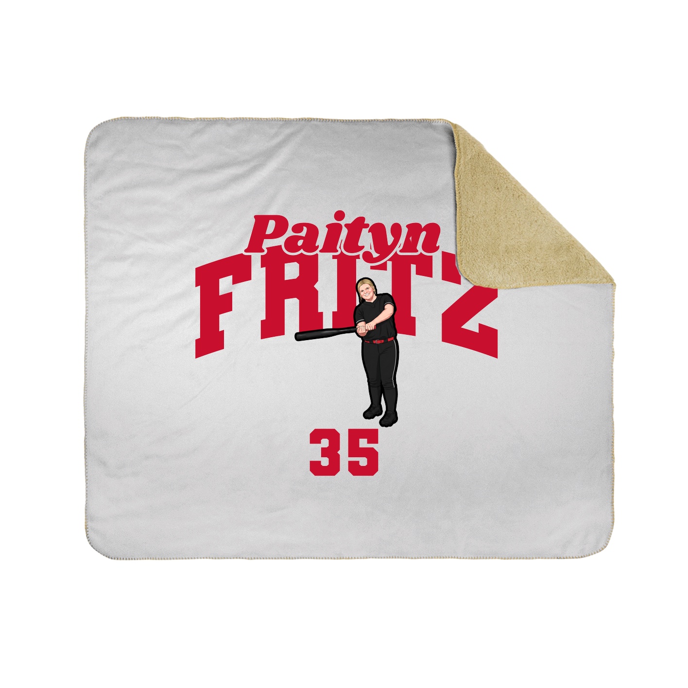 Throw Blanket — Signature Arch in White