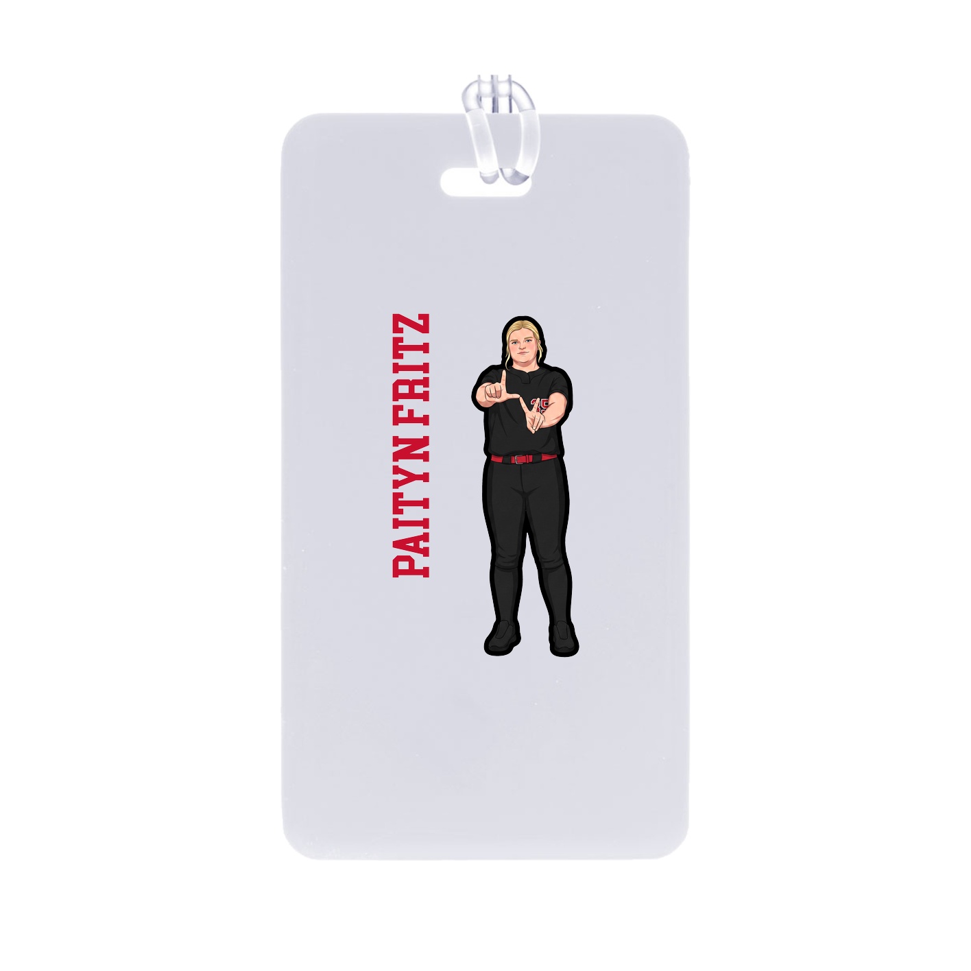 Bag Tag — Name Vertical in Classic
