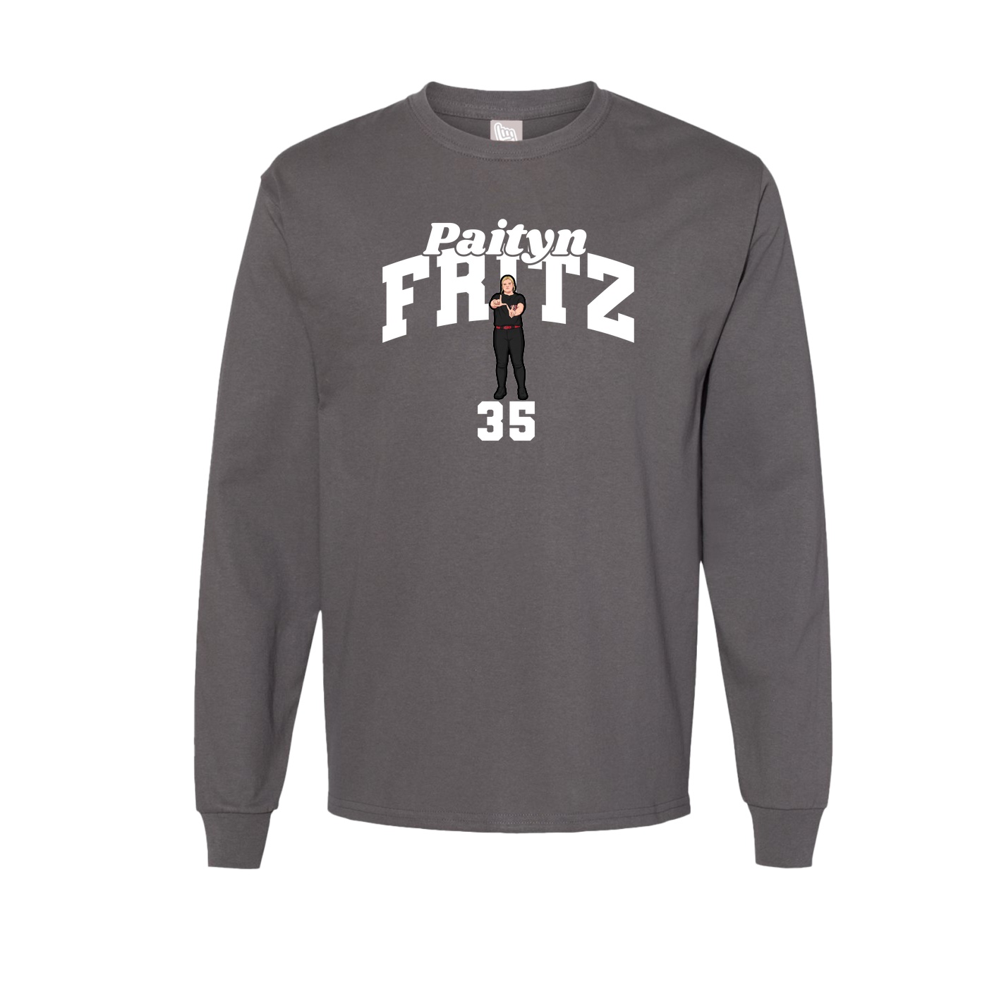 Long Sleeve Tee — Signature Arch in Grey