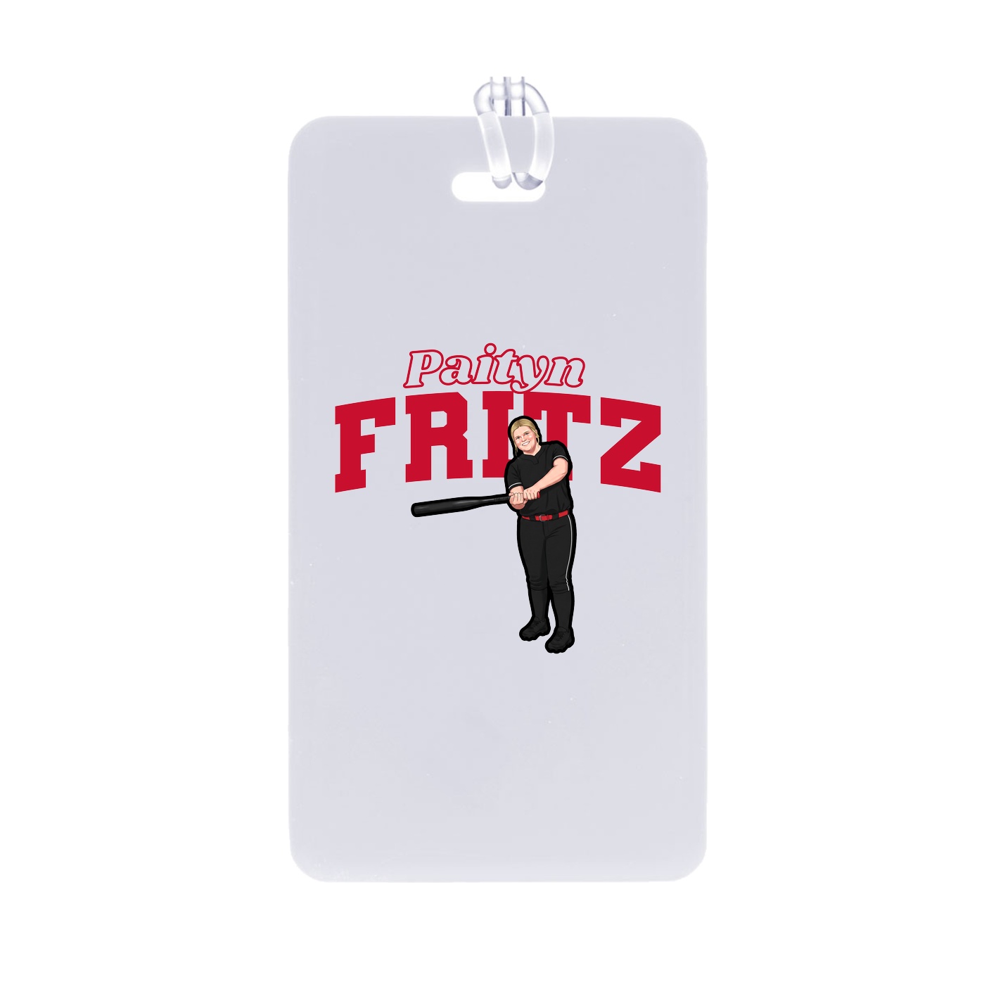Bag Tag — Name Arch in Classic