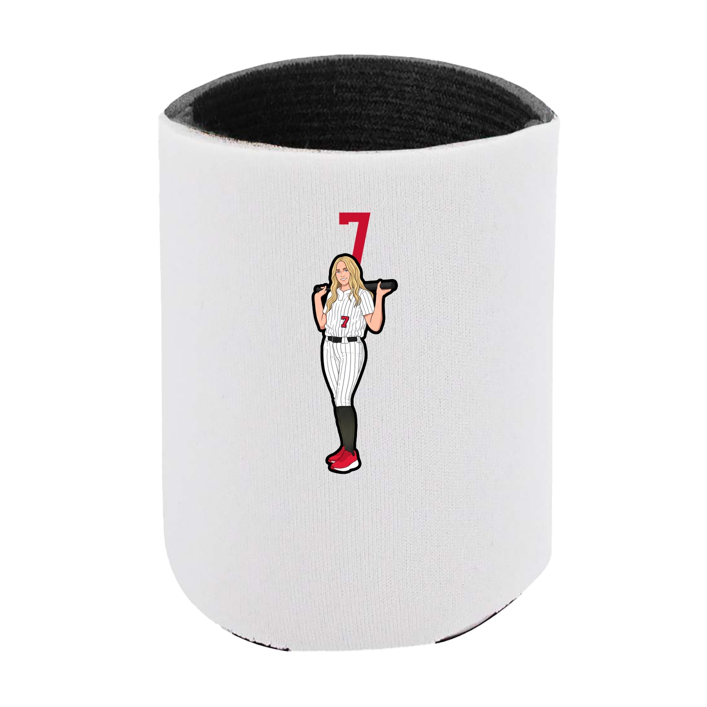 Can Holder — Number Top in White