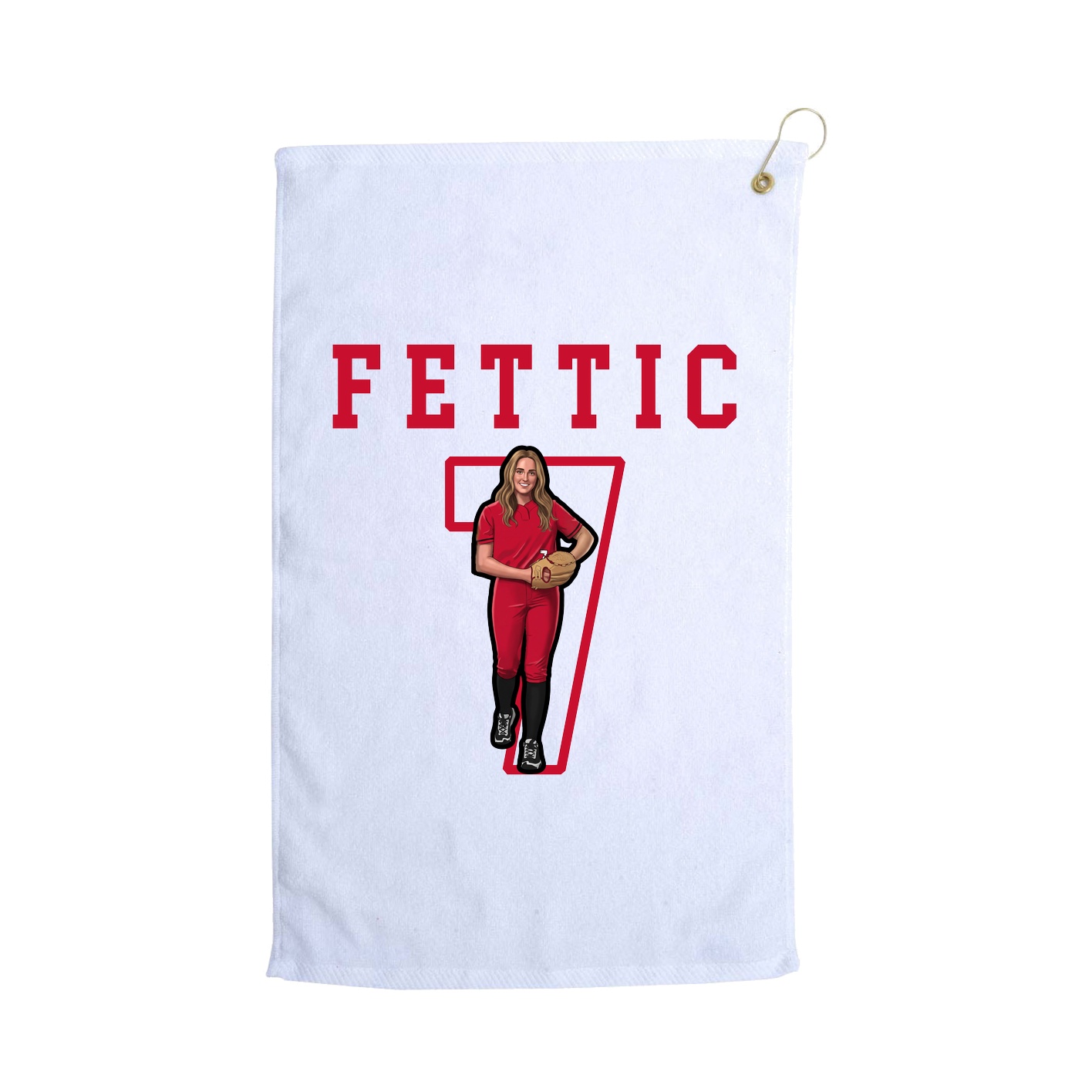 Golf Towel — Shirsey in White
