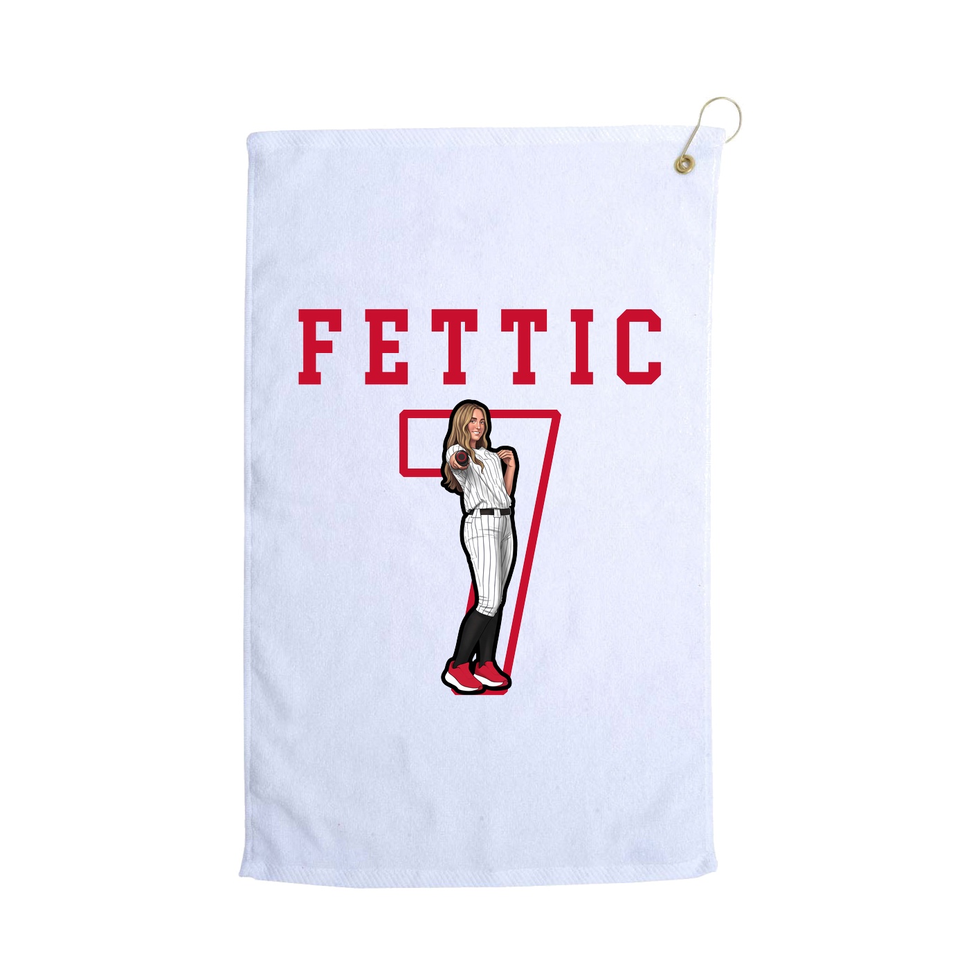 Golf Towel — Shirsey in White
