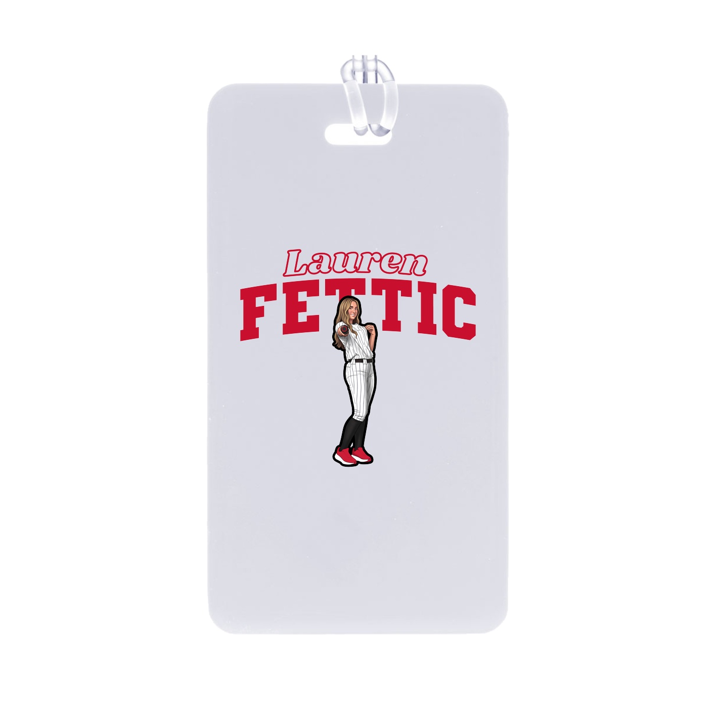 Bag Tag — Name Arch in Classic