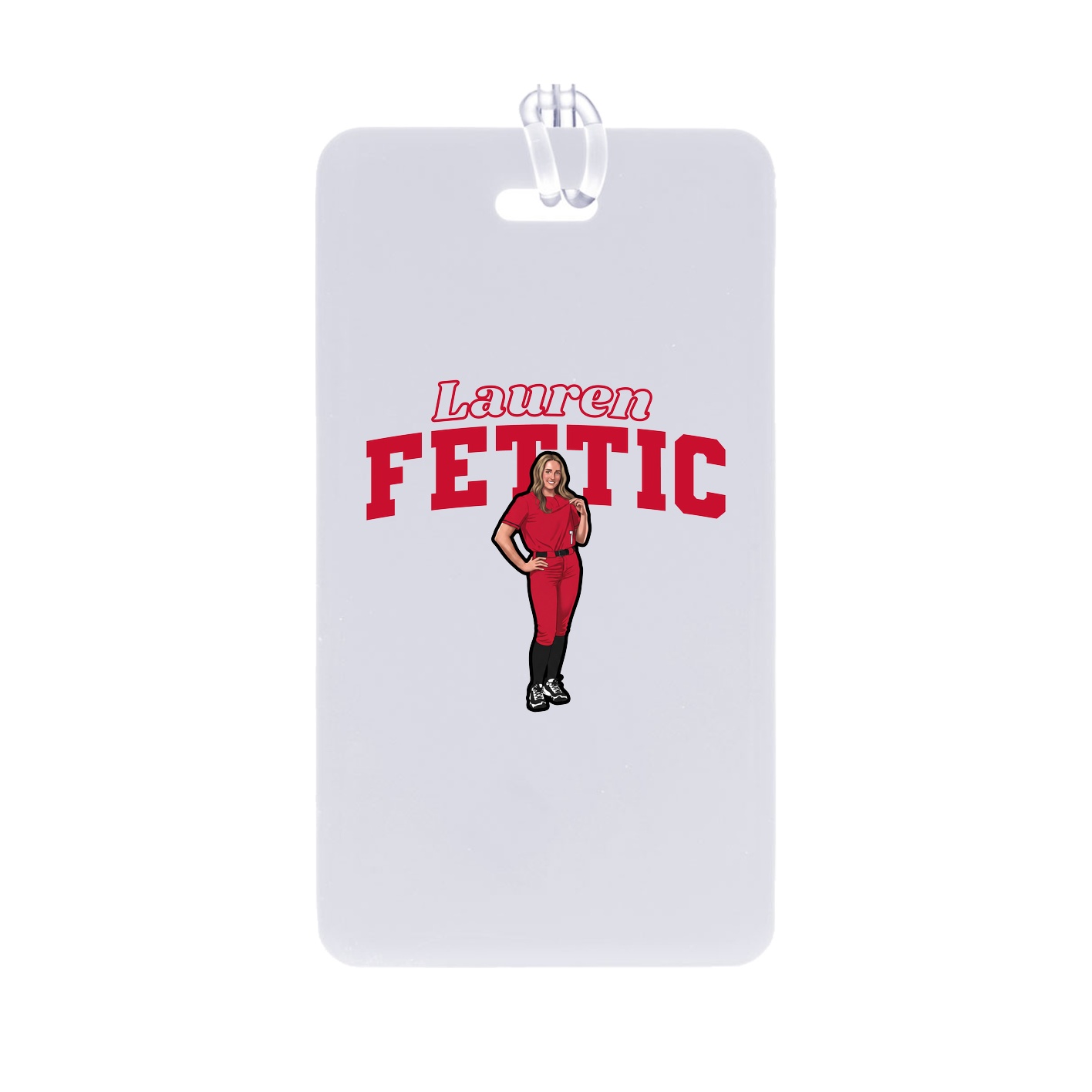 Bag Tag — Name Arch in Classic