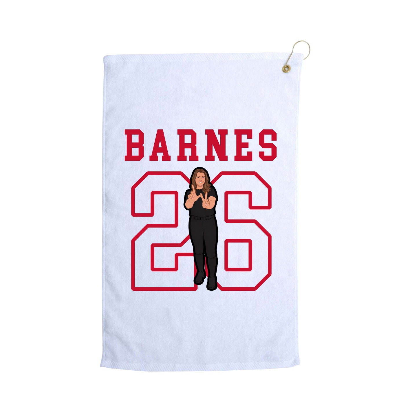 Golf Towel — Shirsey in White