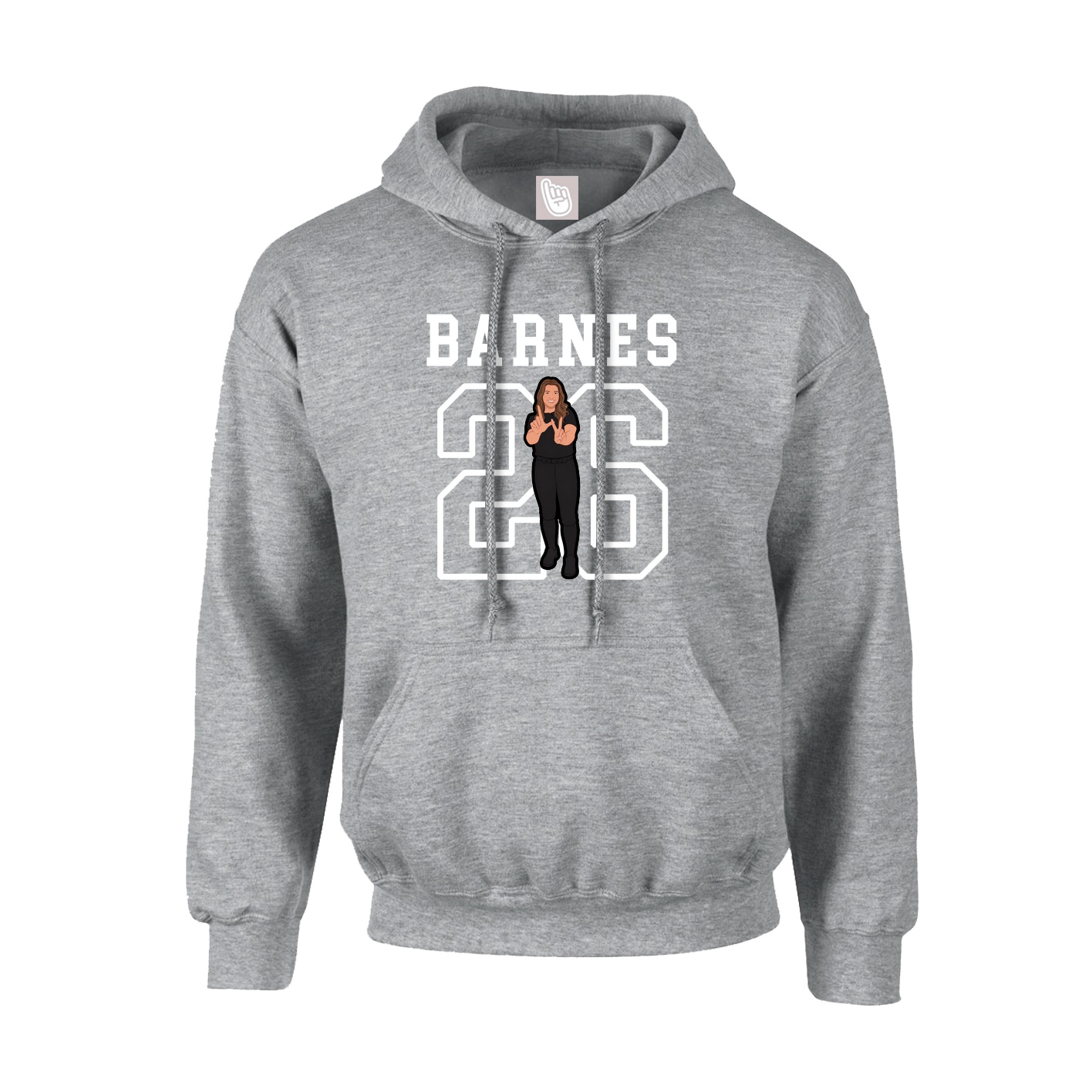 Hoodie — Shirsey in Grey