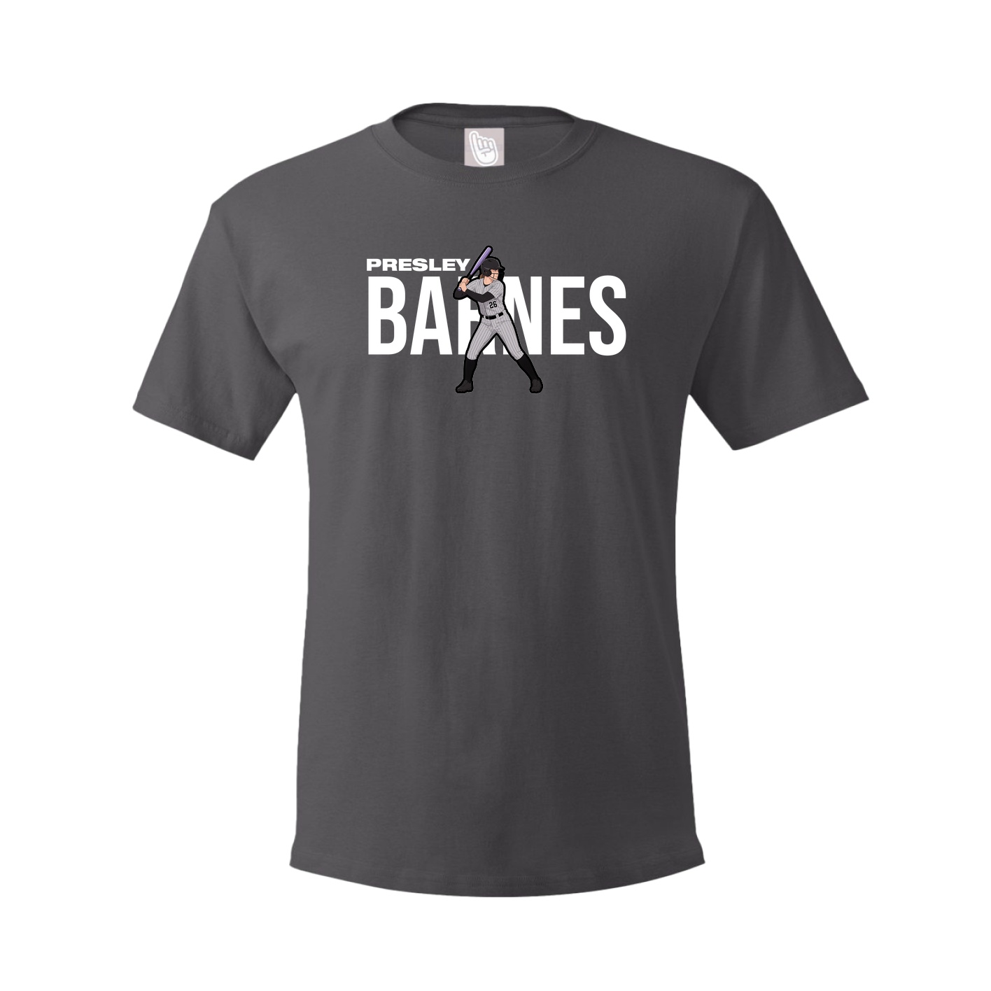 Tee — Player Name in Grey