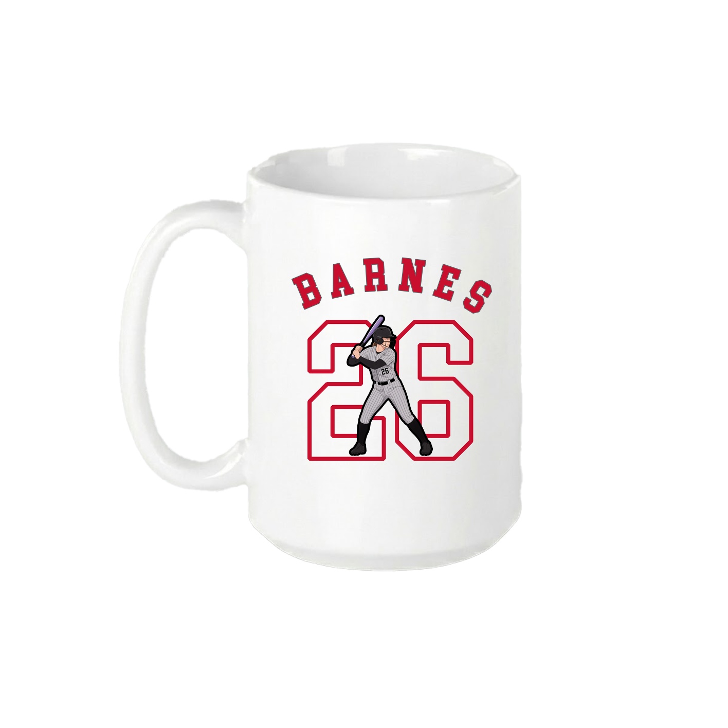 15oz Coffee Mug — Shirsey Arch in White