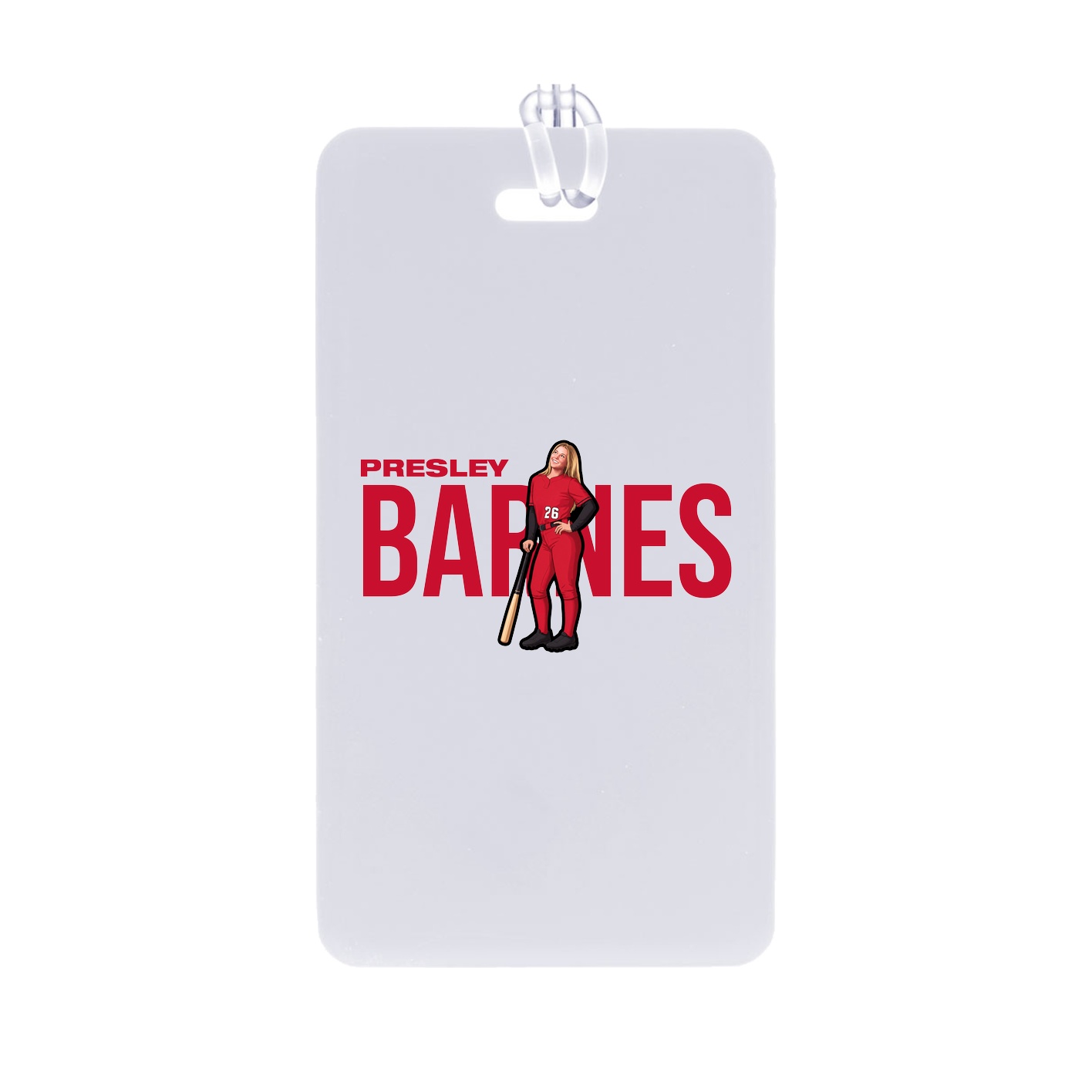 Bag Tag — Player Name in Classic