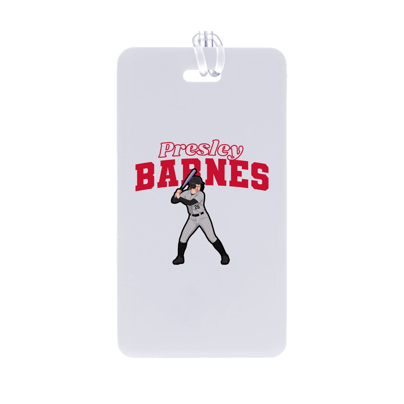 Bag Tag — Name Arch in Classic