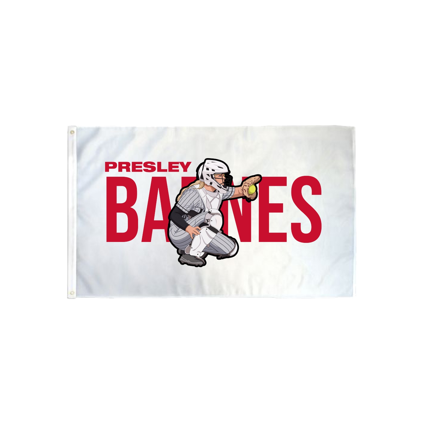 3x5 Flag — Player Name in Classic