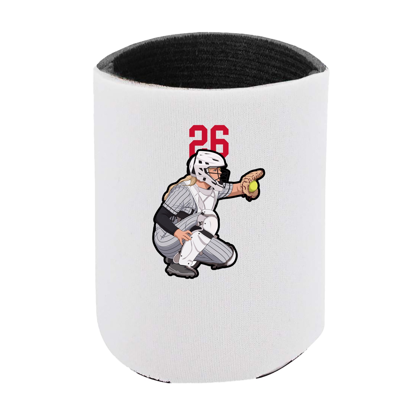 Can Holder — Number Top in White