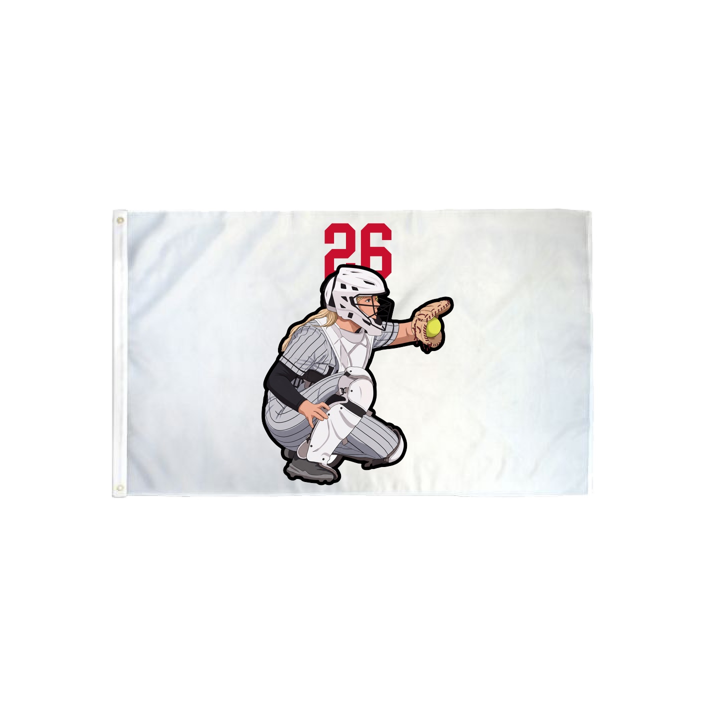 3x5 Flag — Number Top in Classic