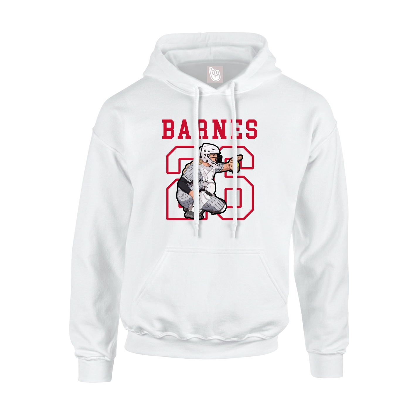 Hoodie — Shirsey in White
