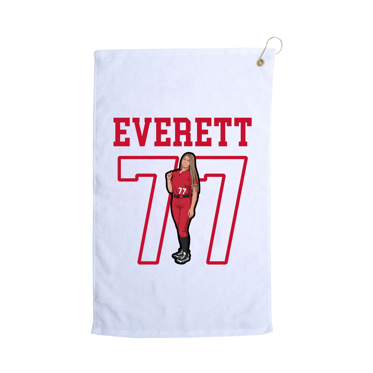 Golf Towel — Shirsey in White