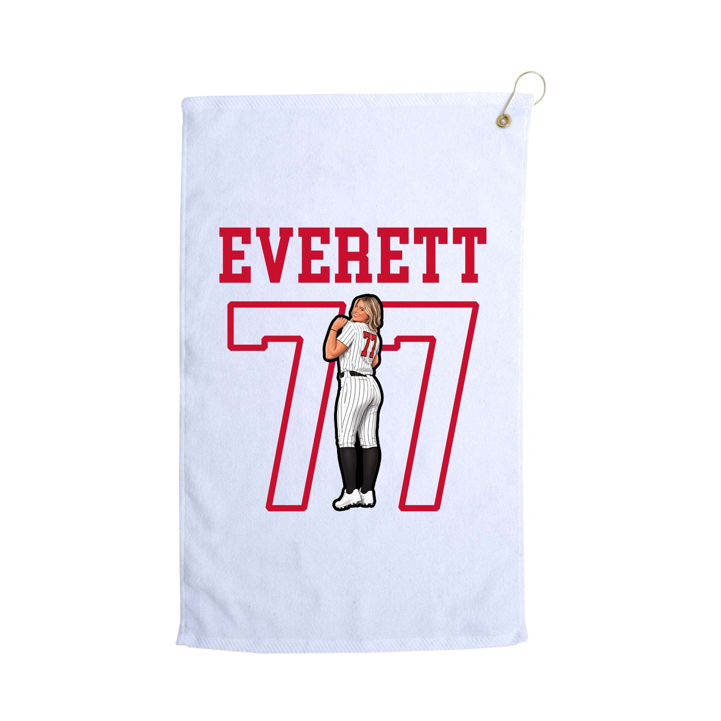 Golf Towel — Shirsey in White