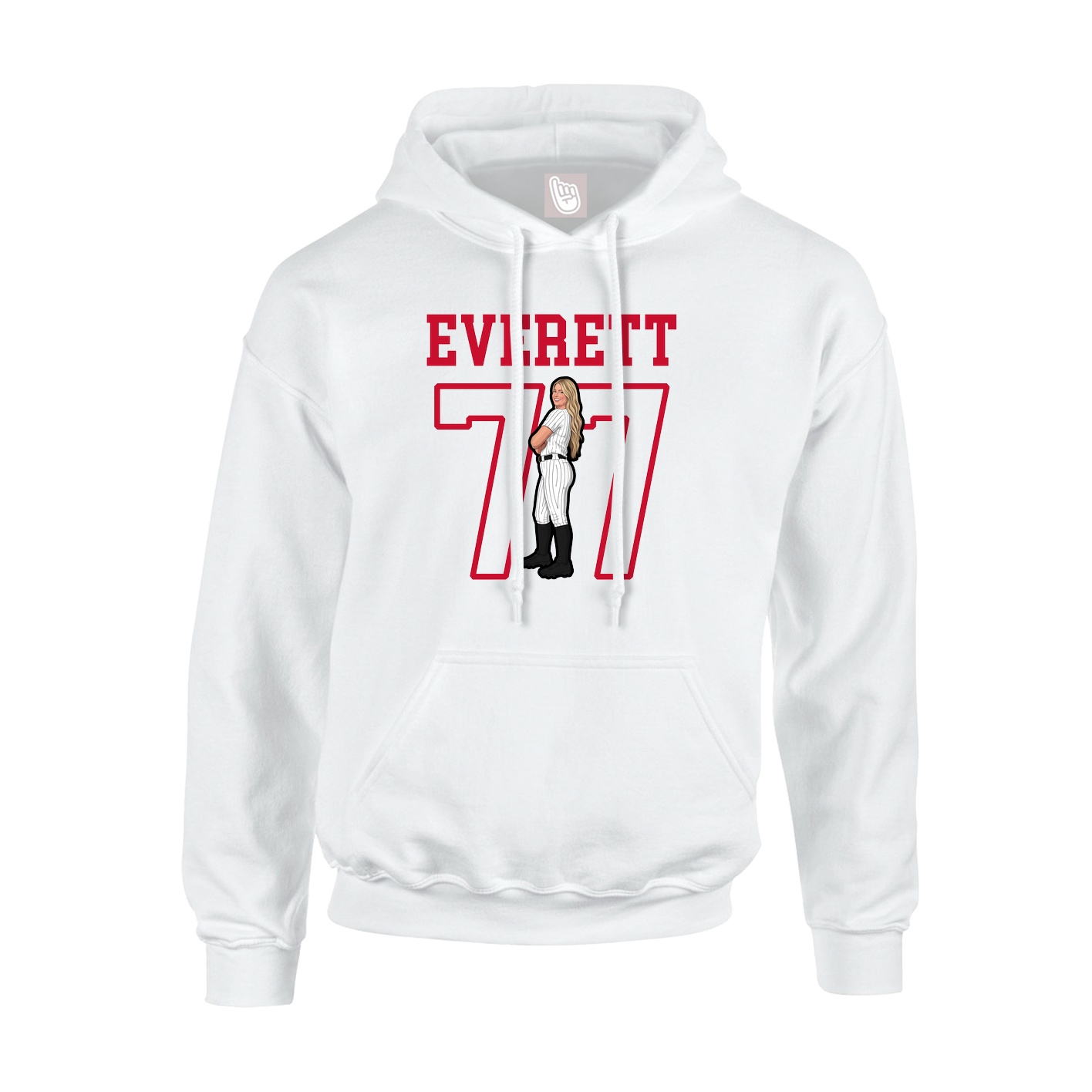 Youth Hoodie — Shirsey in White