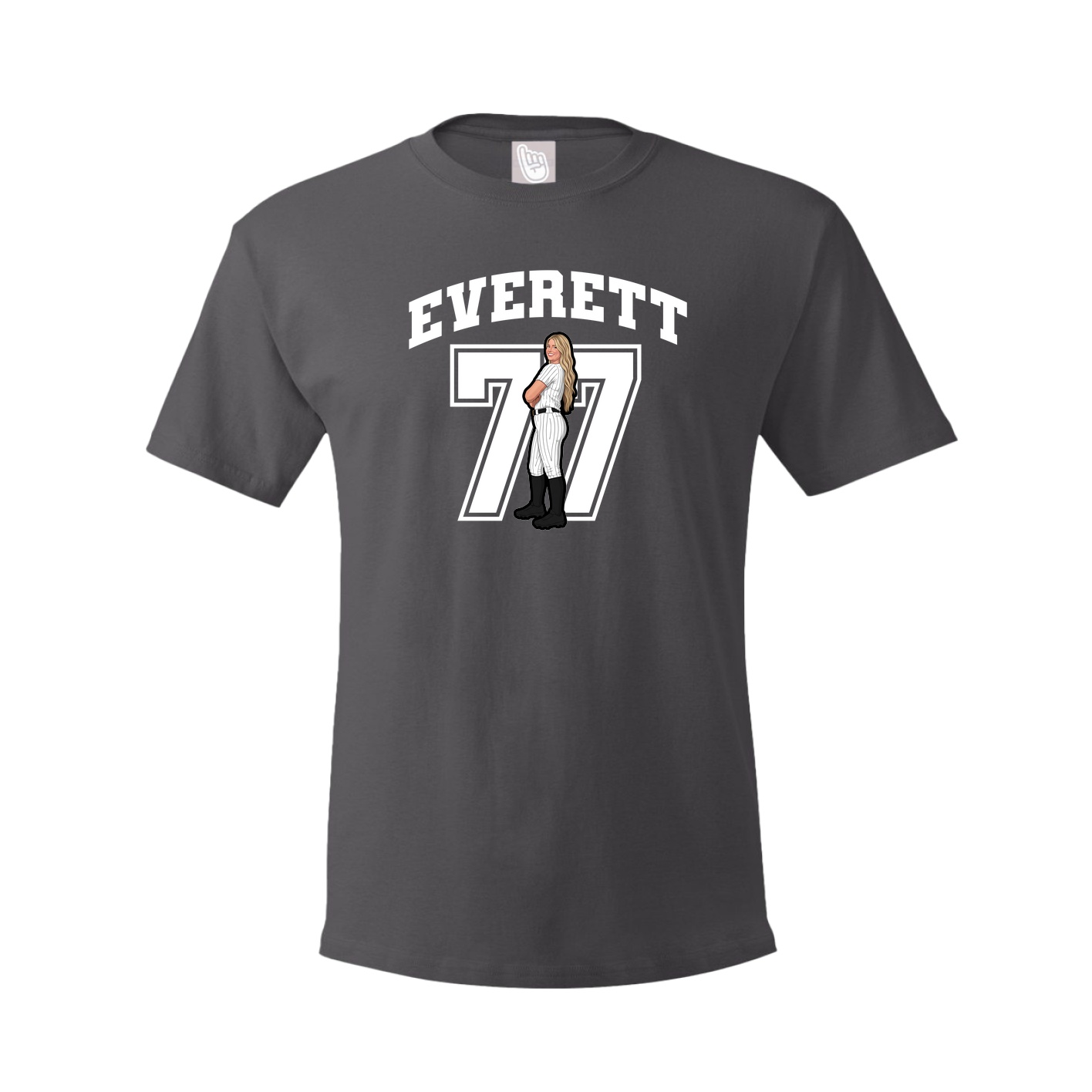 Tee — Number in Grey