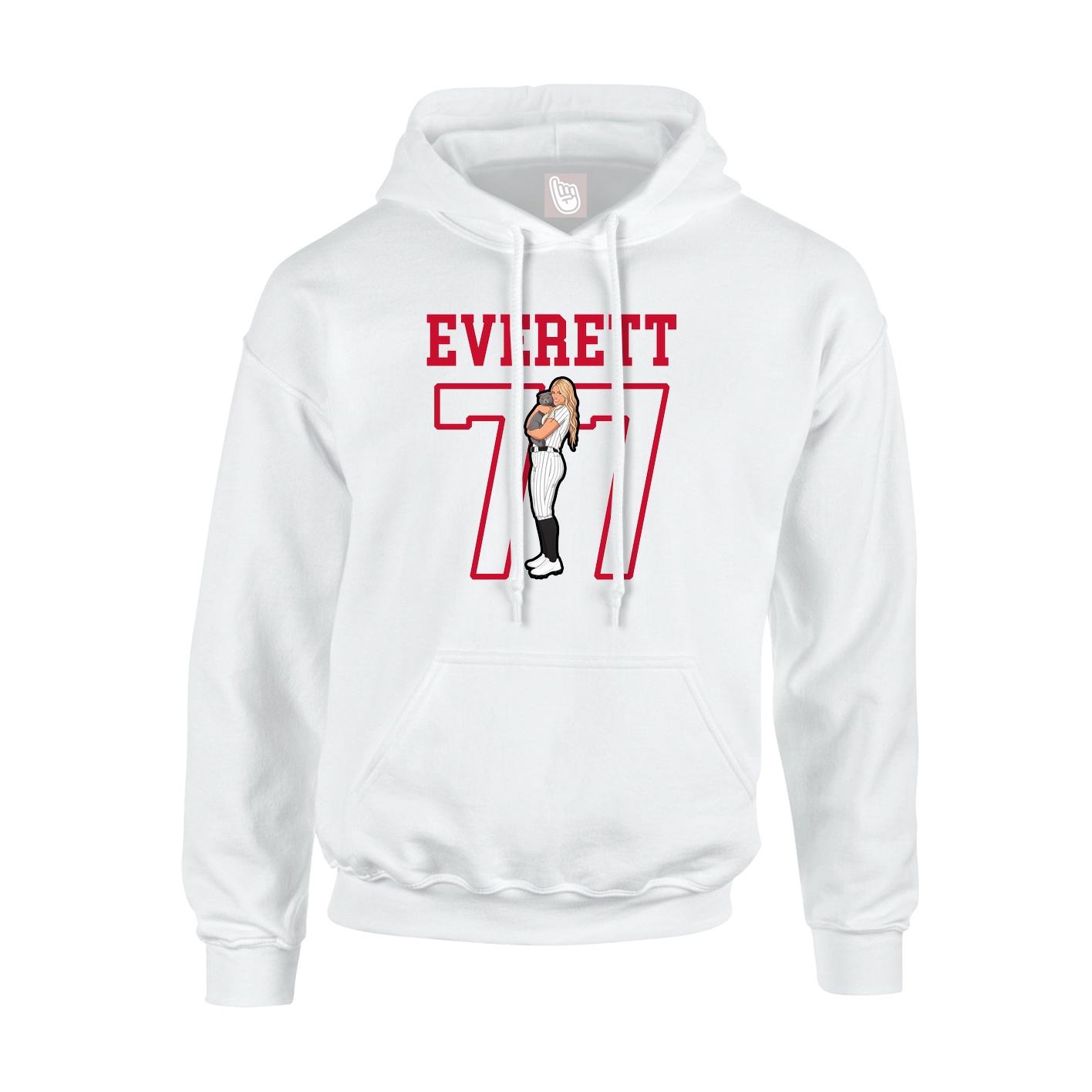Youth Hoodie — Shirsey in White
