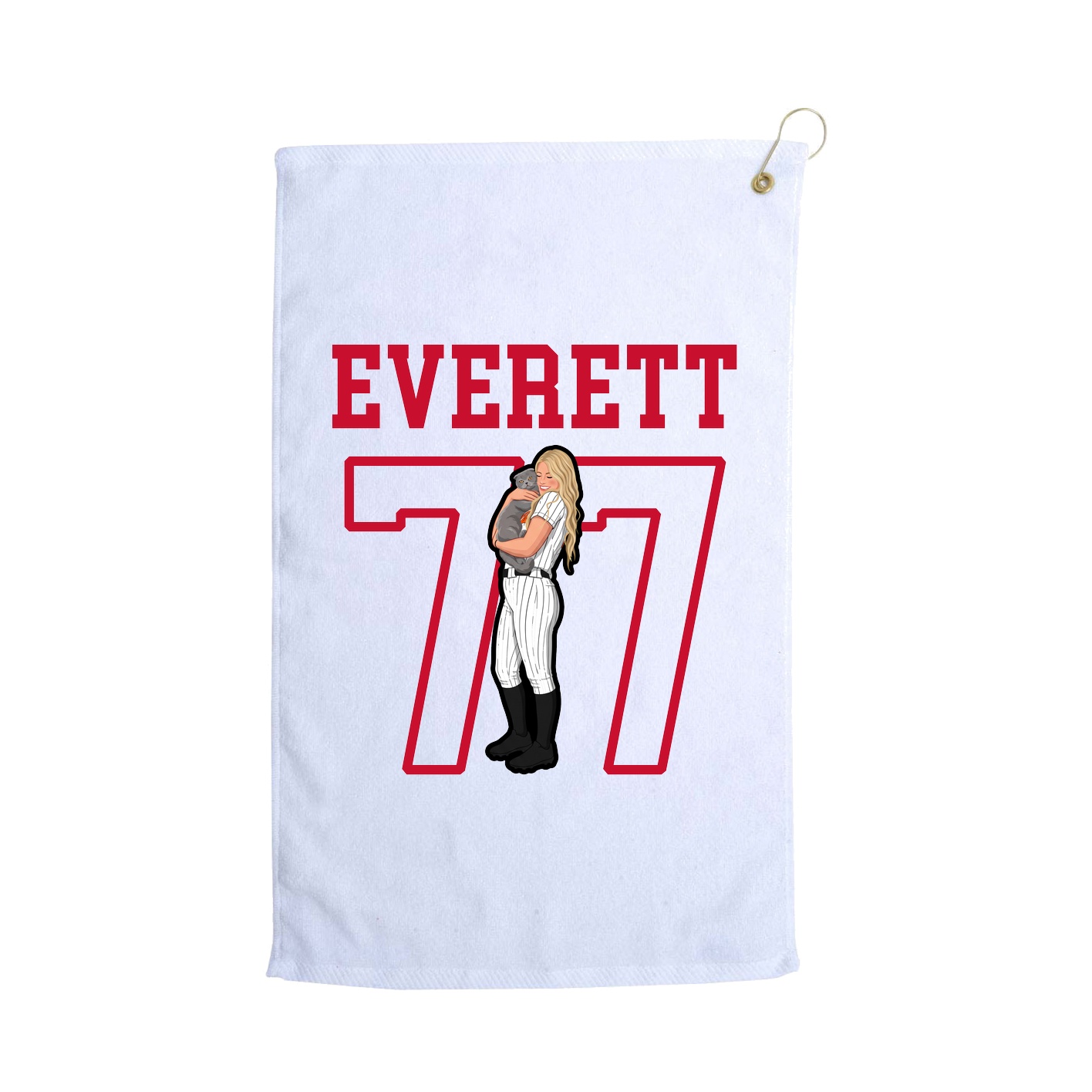 Golf Towel — Shirsey in White