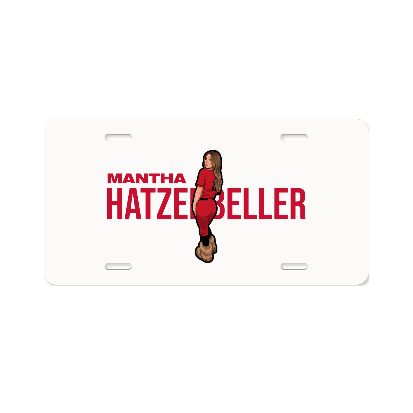 License Plate — Player Name in Classic