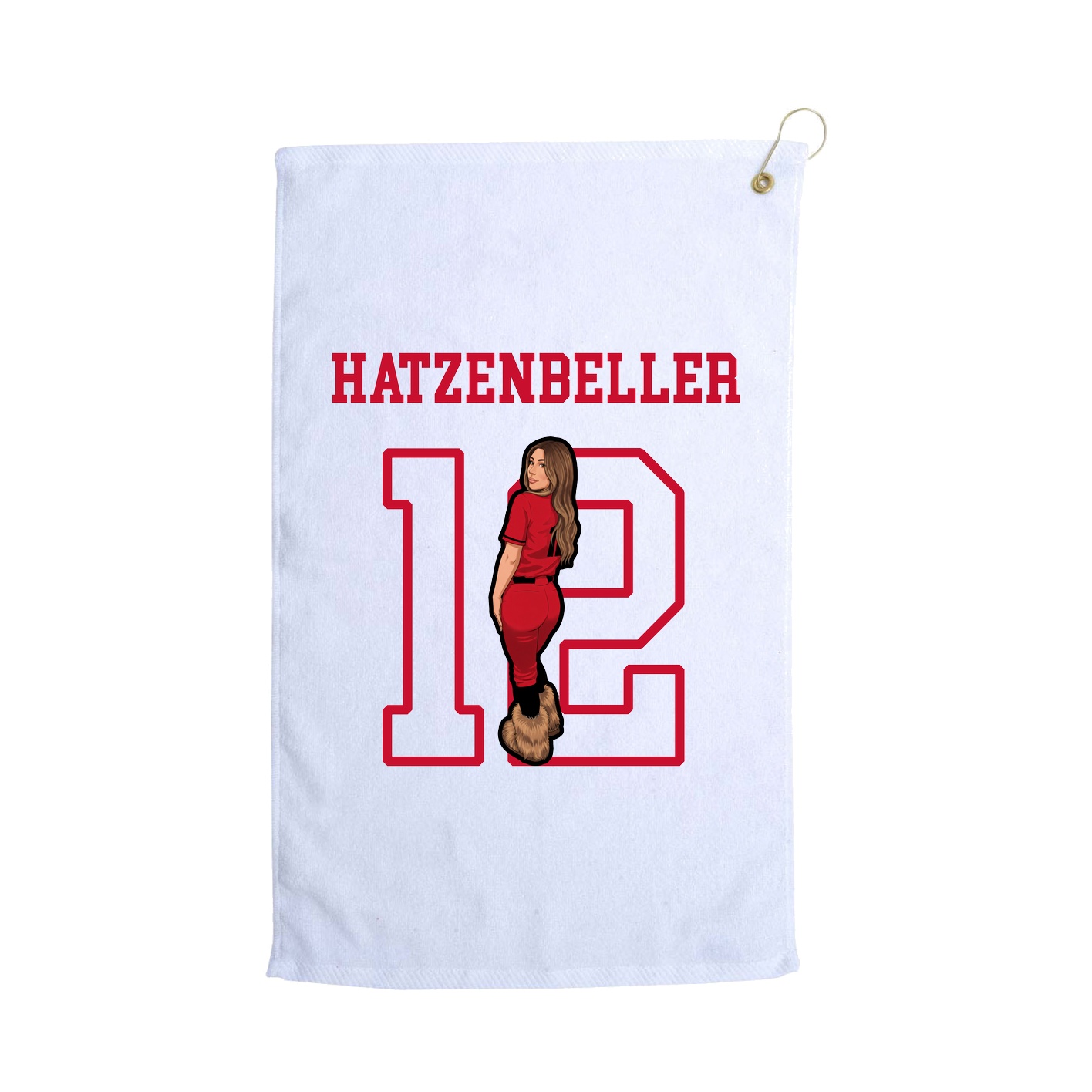 Golf Towel — Shirsey in White