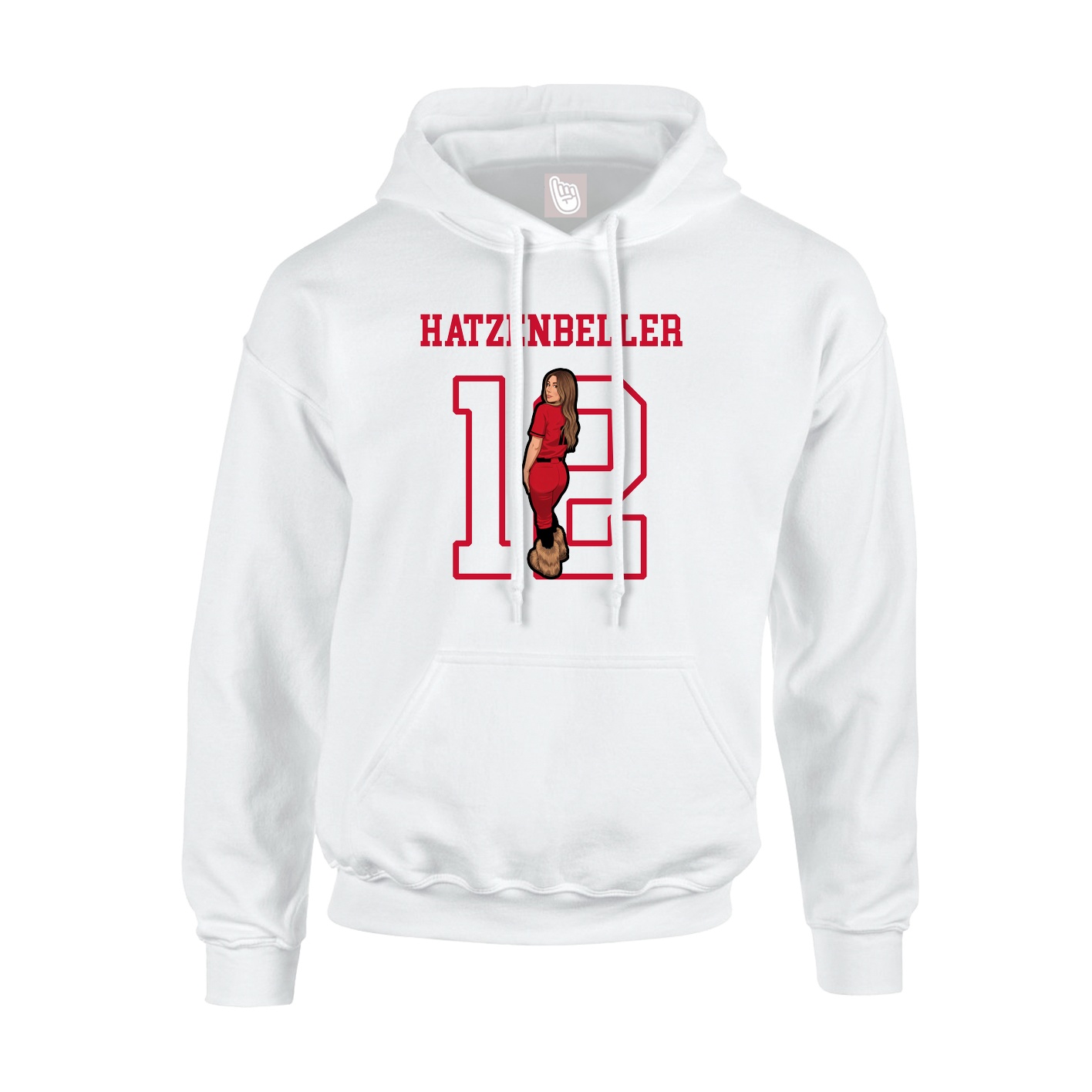 Youth Hoodie — Shirsey in White