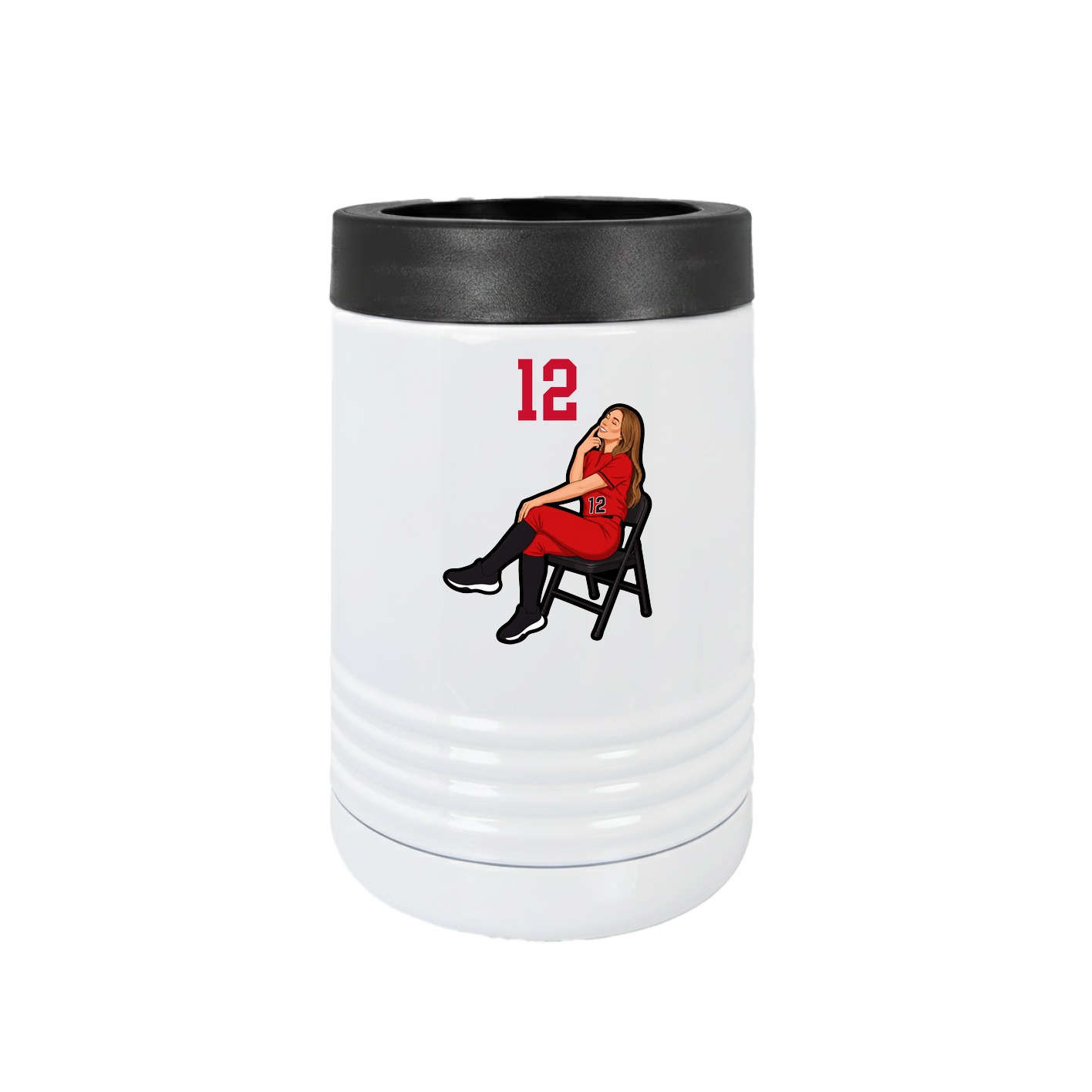 Beverage Holder — Number Top in White