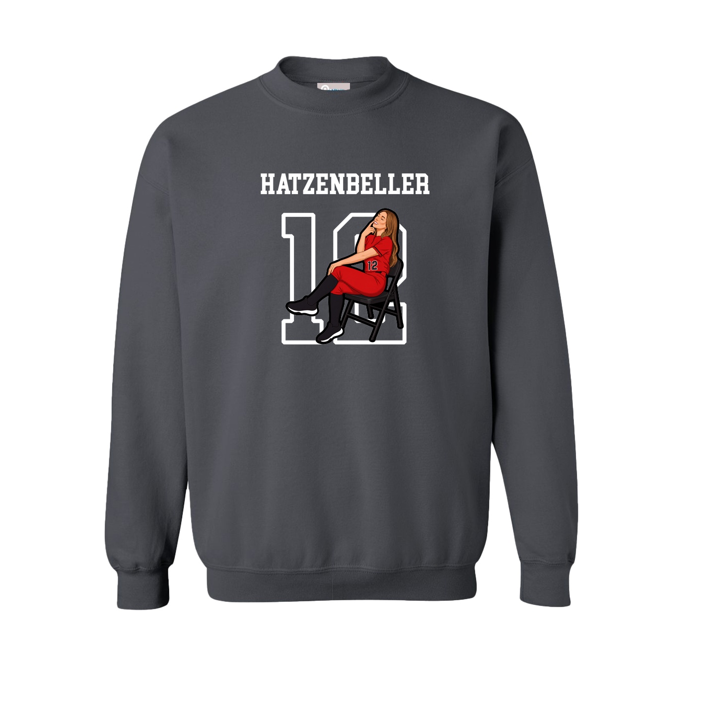 Fleece Crew — Shirsey in Grey
