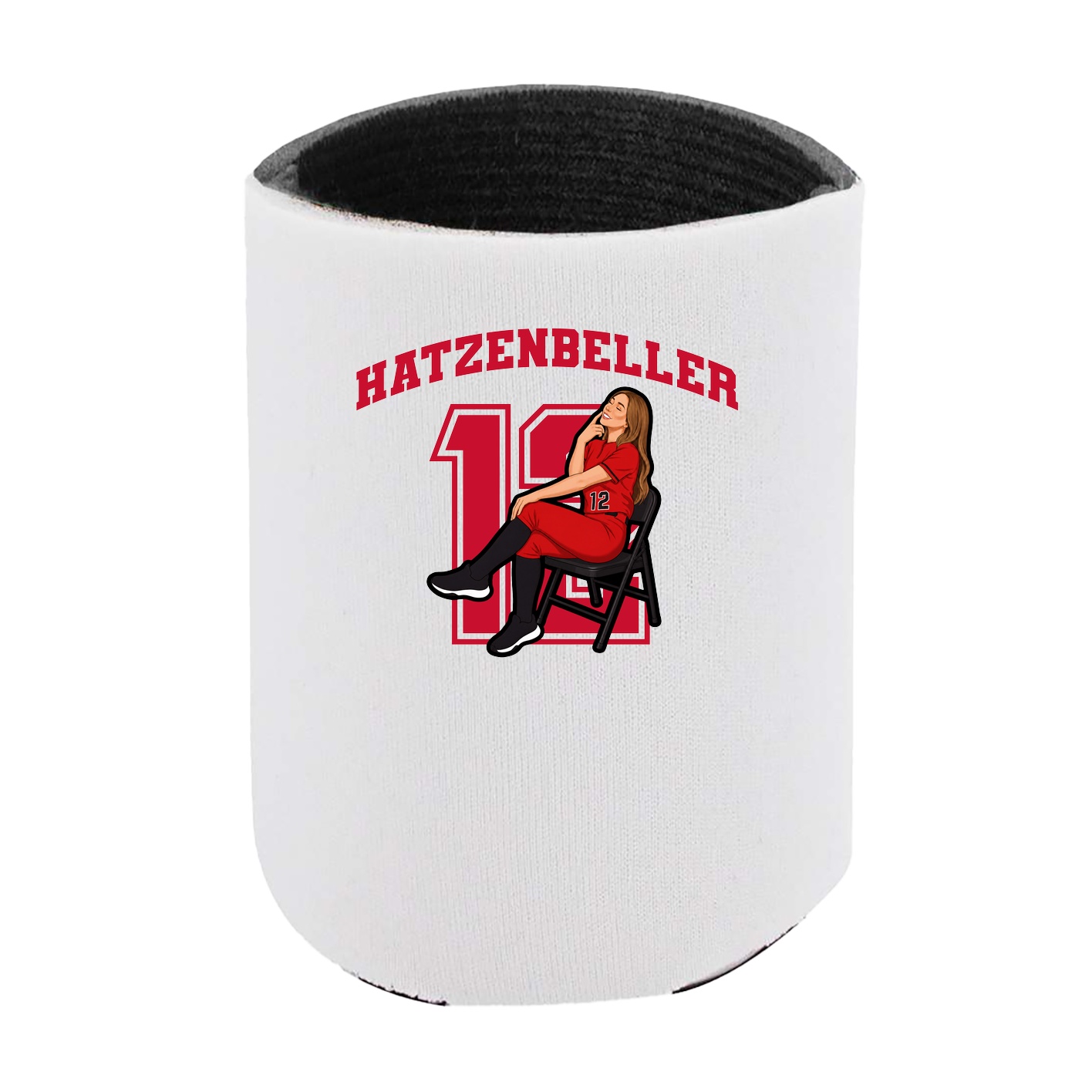 Can Holder — Number in White