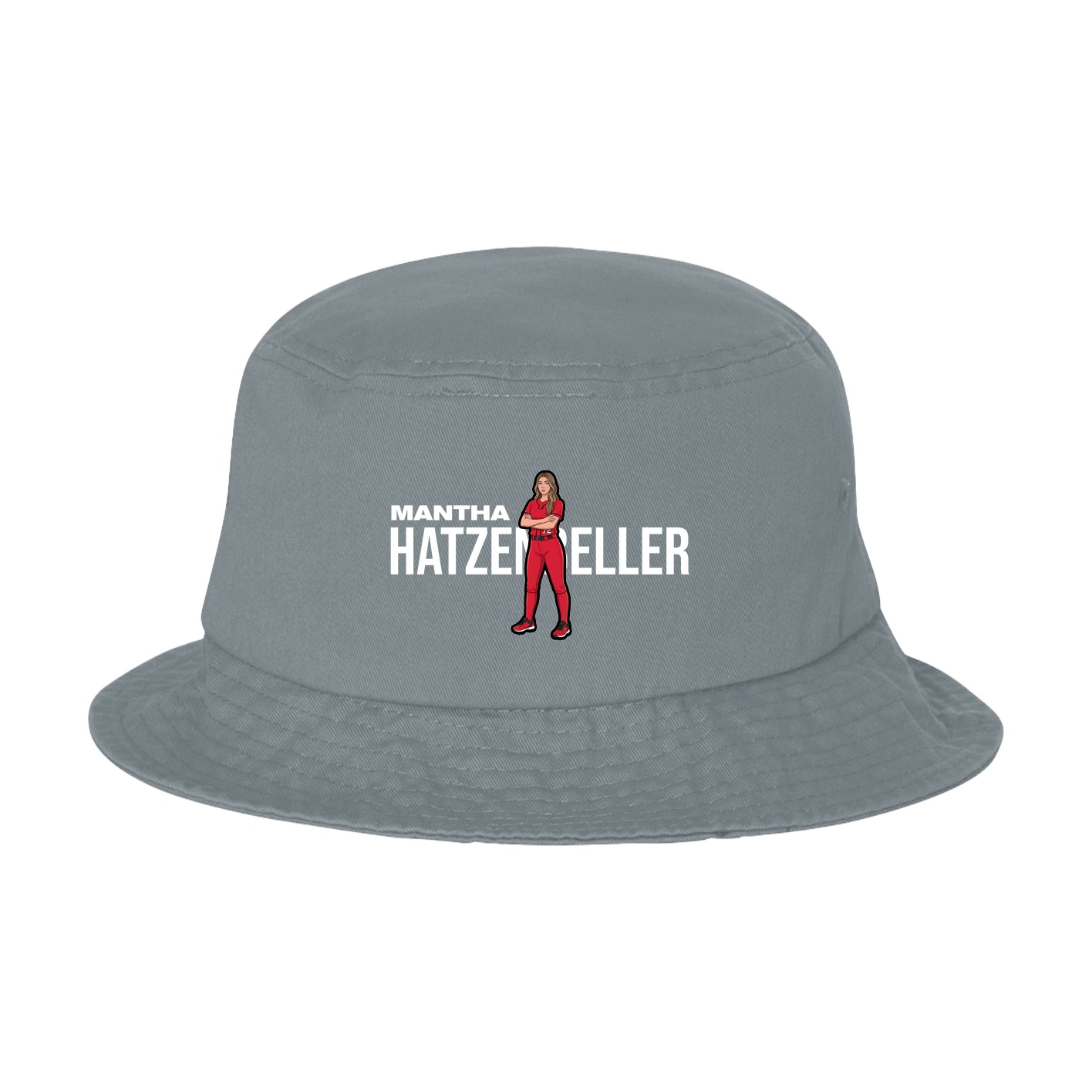 Bucket Cap — Player Name in Grey
