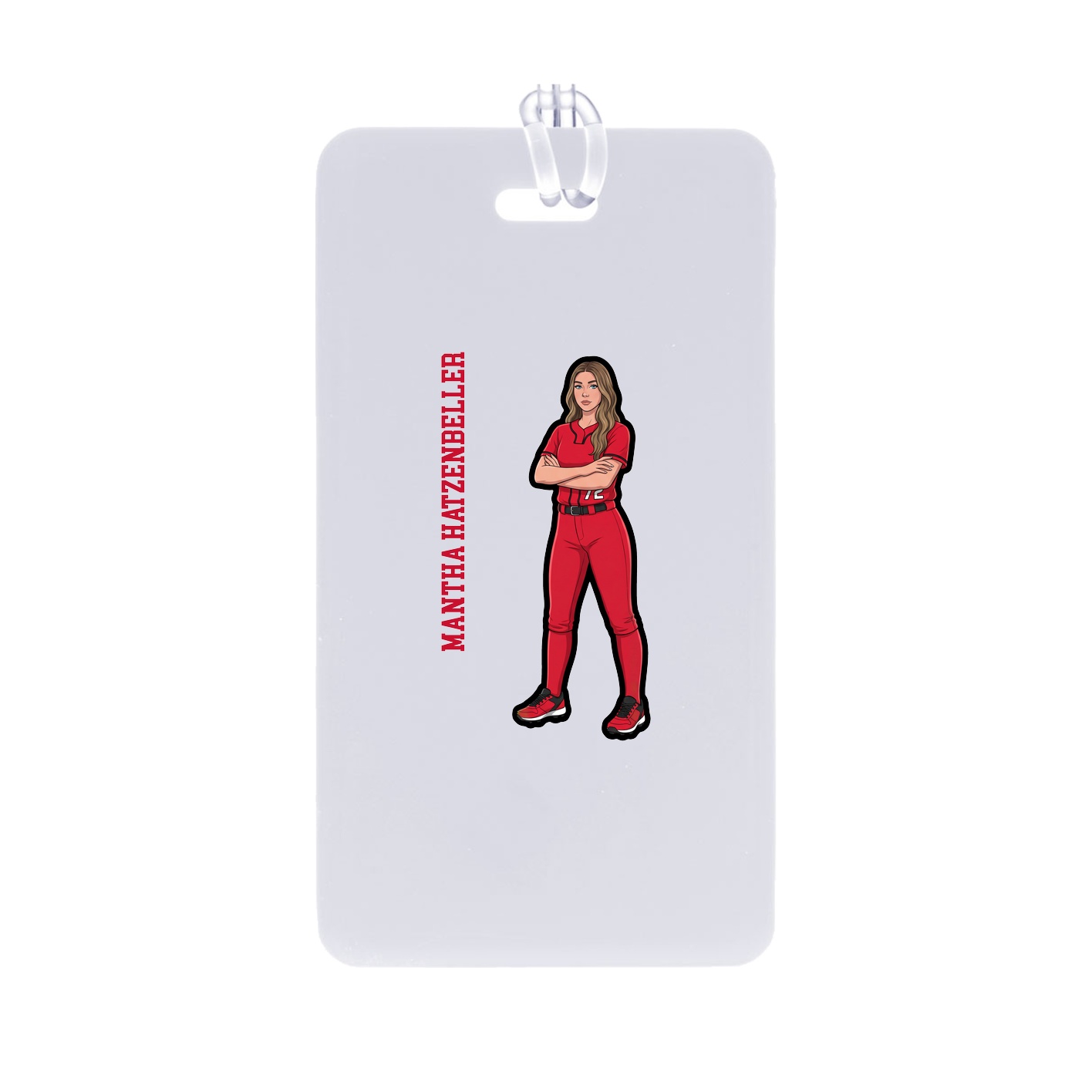 Bag Tag — Name Vertical in Classic