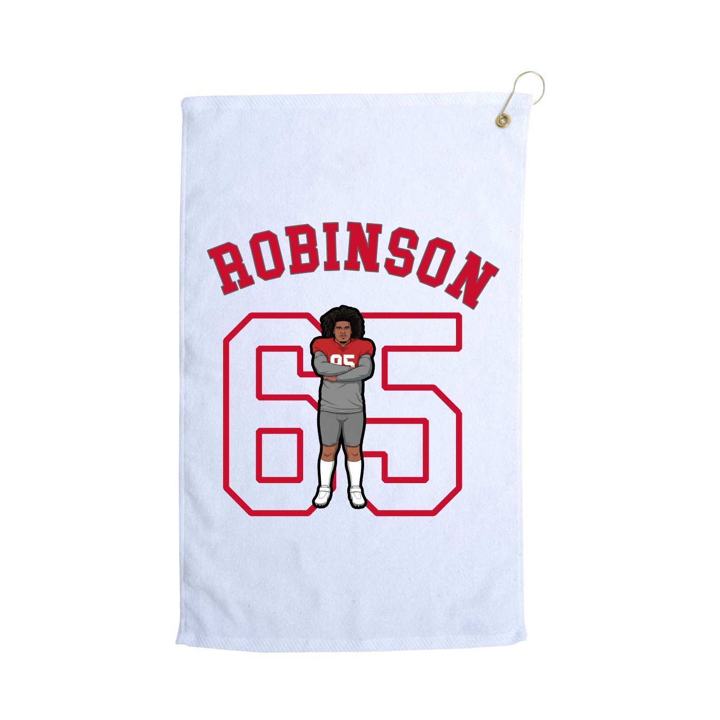 Golf Towel — Shirsey Arch in White