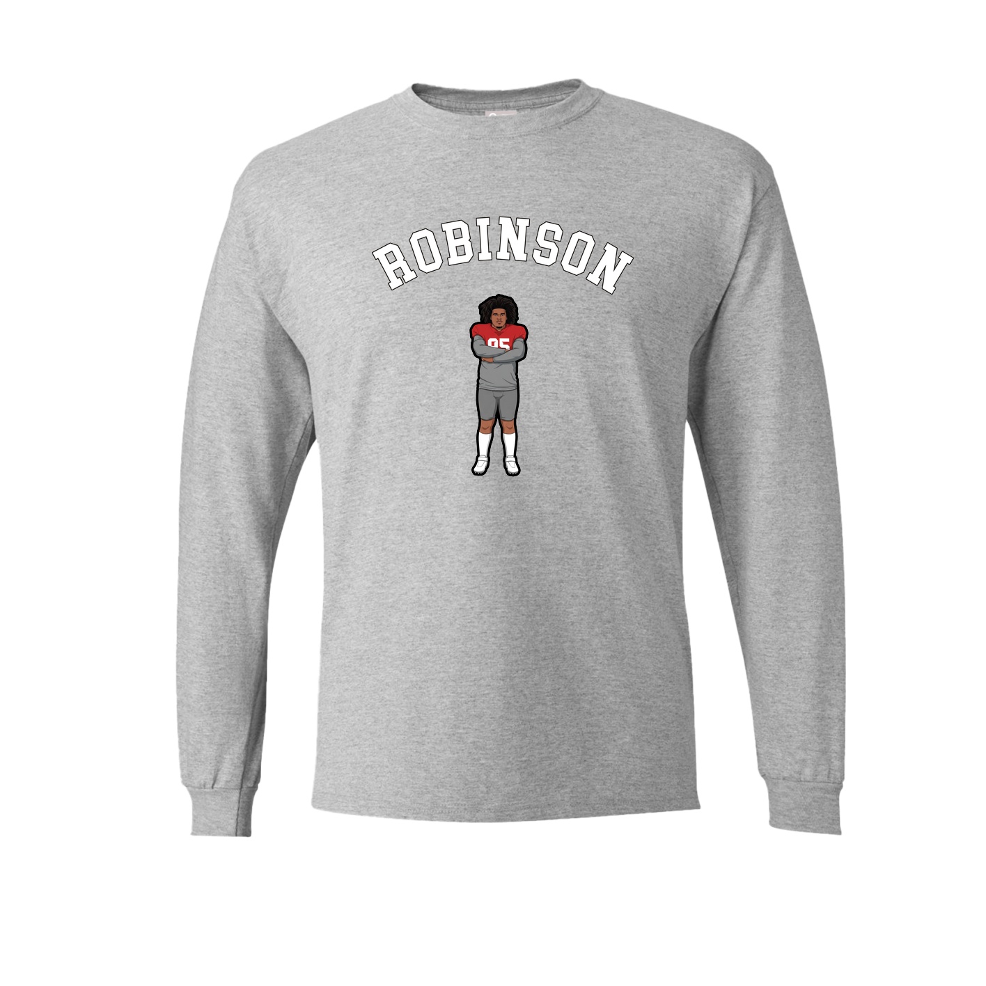 Long Sleeve Tee — Shirsey Arch in Grey