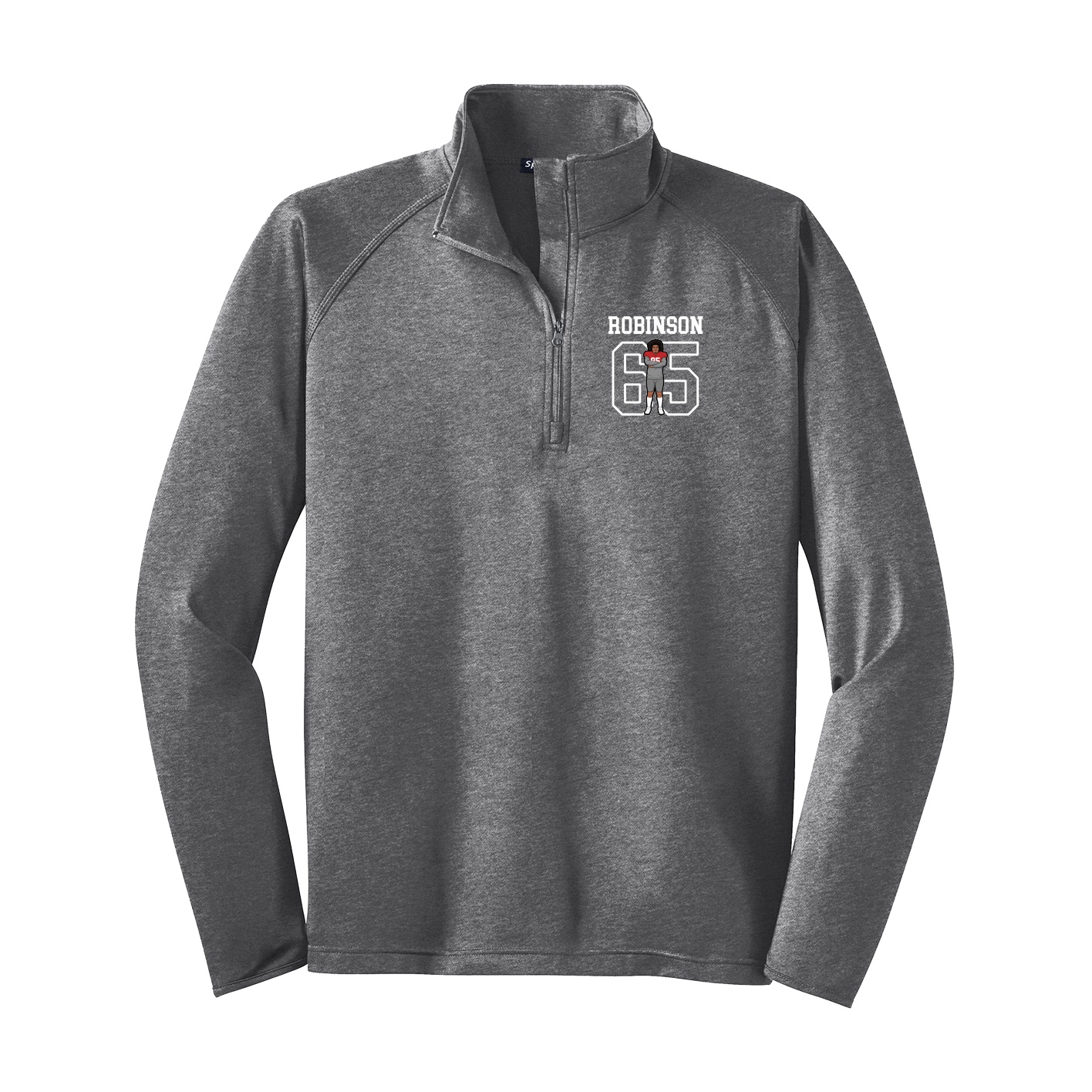 Q-Zip Pullover — Shirsey in Grey