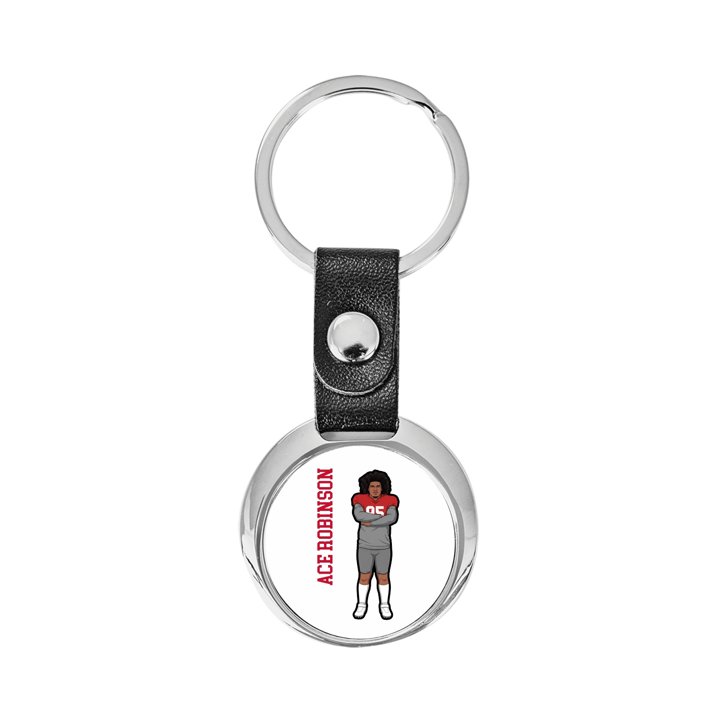 Key Chain — Name Vertical in Classic