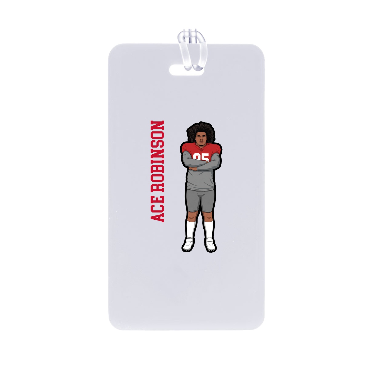 Bag Tag — Name Vertical in Classic