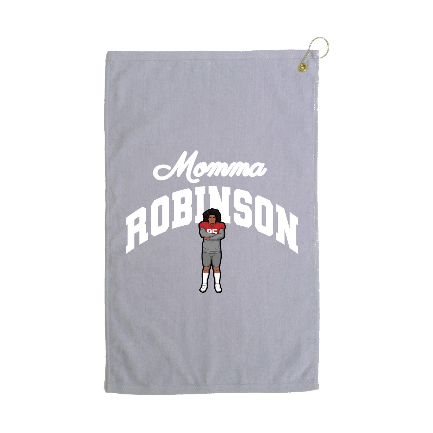 Golf Towel — Mothers Day Arch in Grey